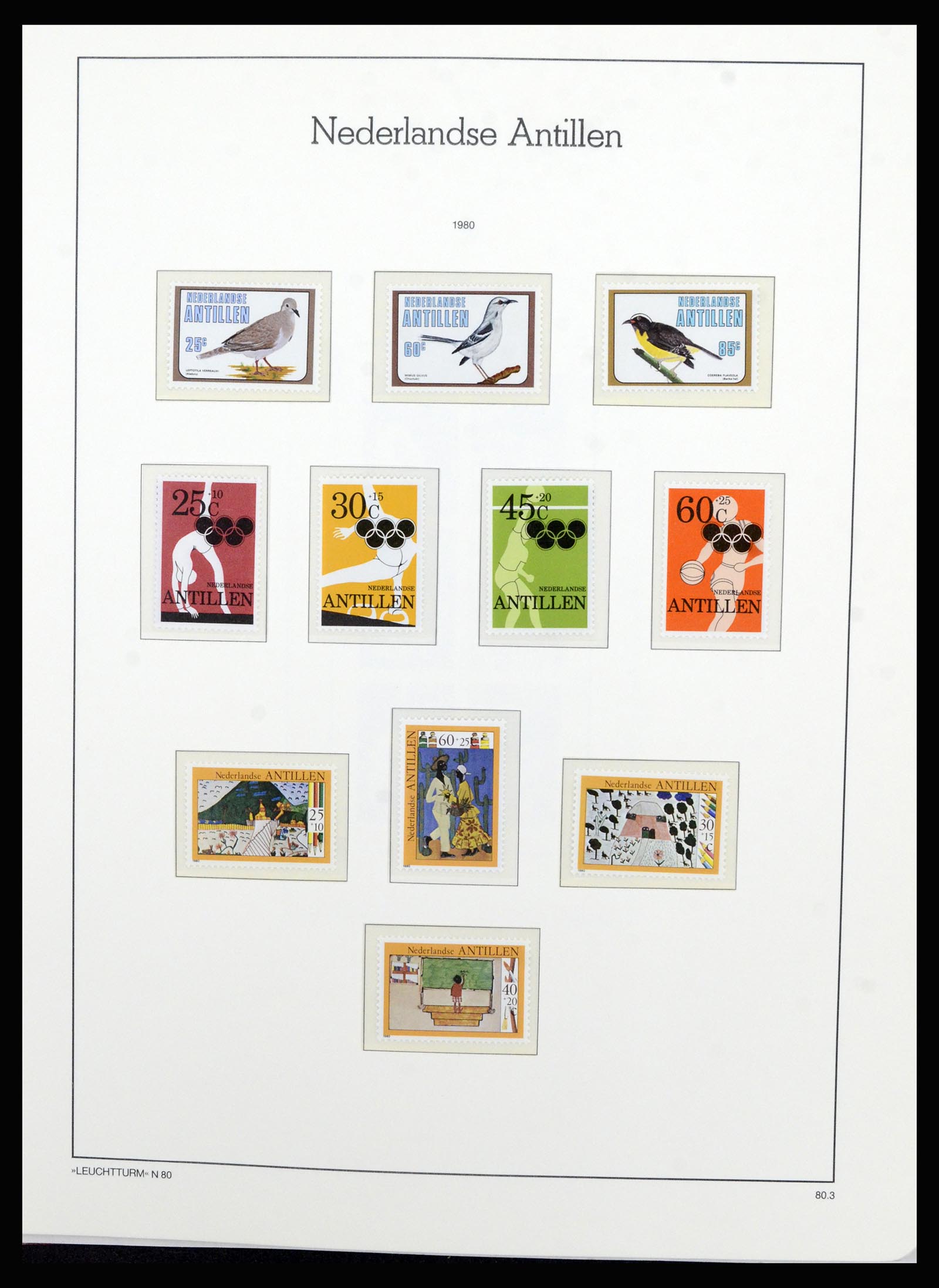 36834 072 - Postzegelverzameling 36834 Curaçao en Nederlandse Antillen 1873-2009.