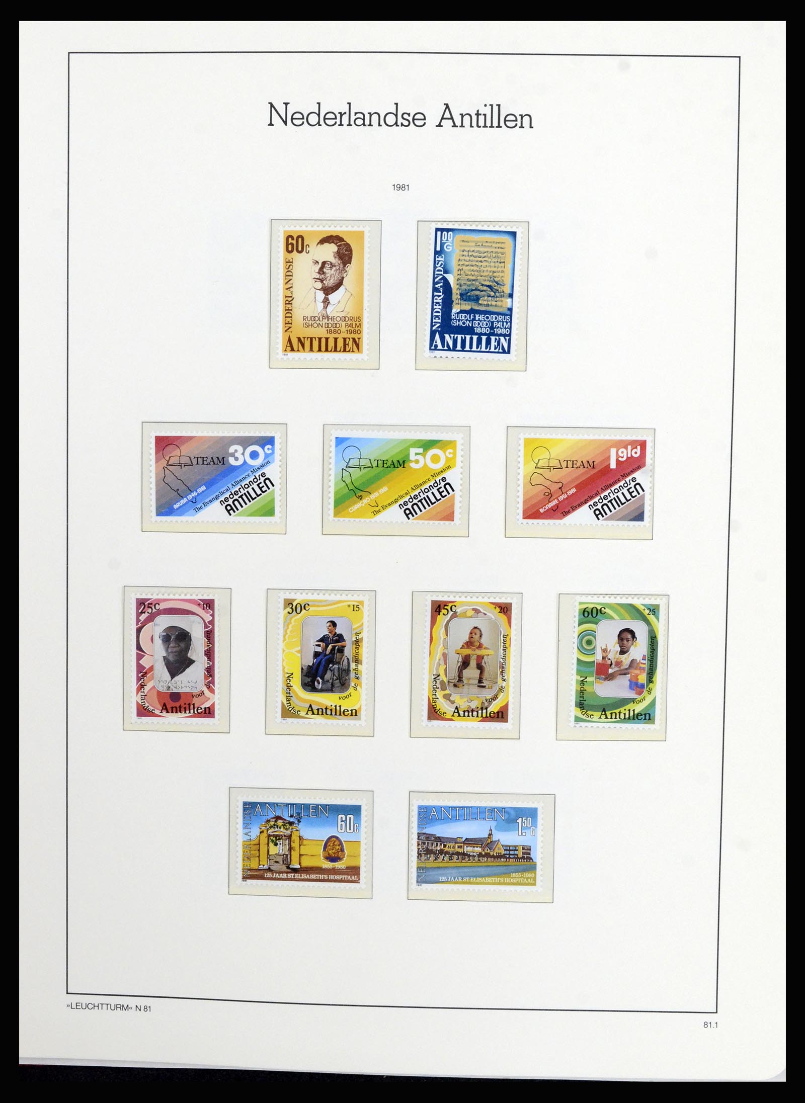 36834 075 - Postzegelverzameling 36834 Curaçao en Nederlandse Antillen 1873-2009.