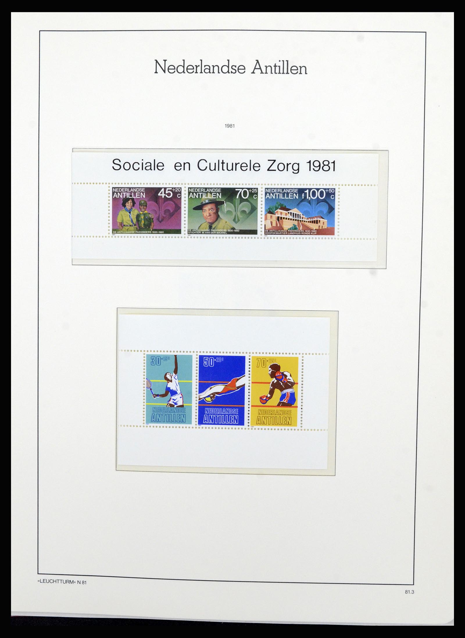 36834 077 - Postzegelverzameling 36834 Curaçao en Nederlandse Antillen 1873-2009.