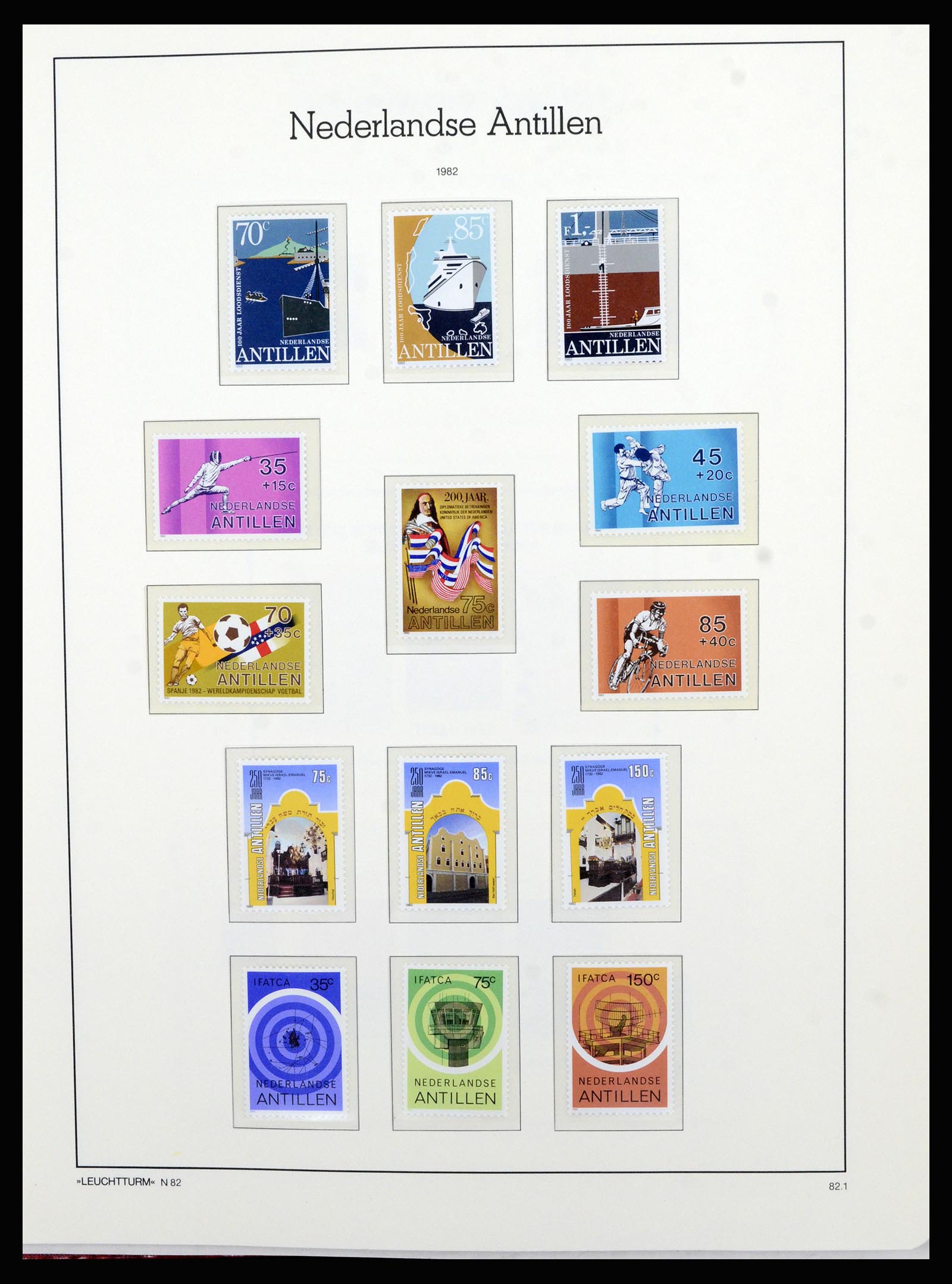 36834 079 - Postzegelverzameling 36834 Curaçao en Nederlandse Antillen 1873-2009.