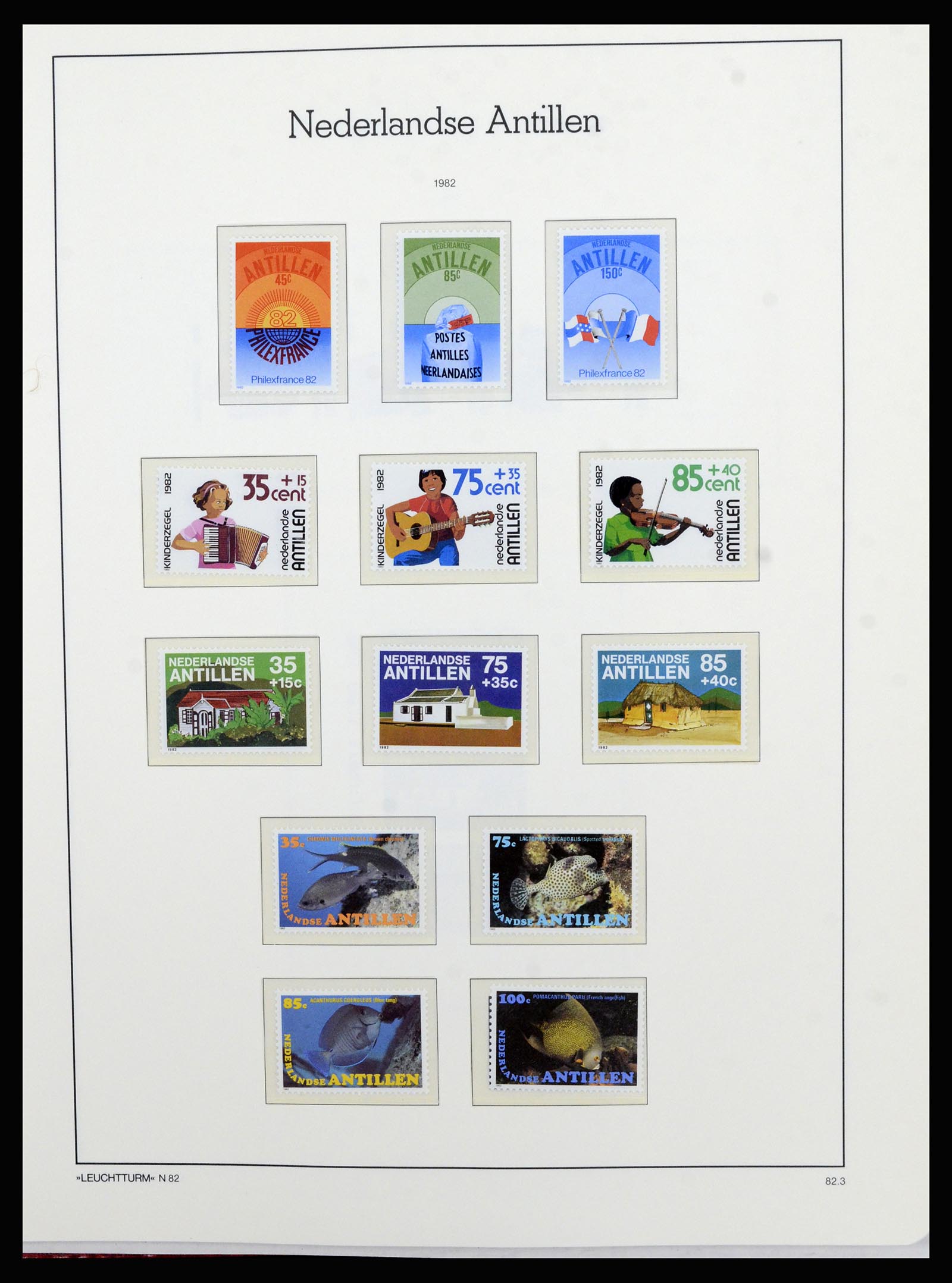 36834 081 - Postzegelverzameling 36834 Curaçao en Nederlandse Antillen 1873-2009.