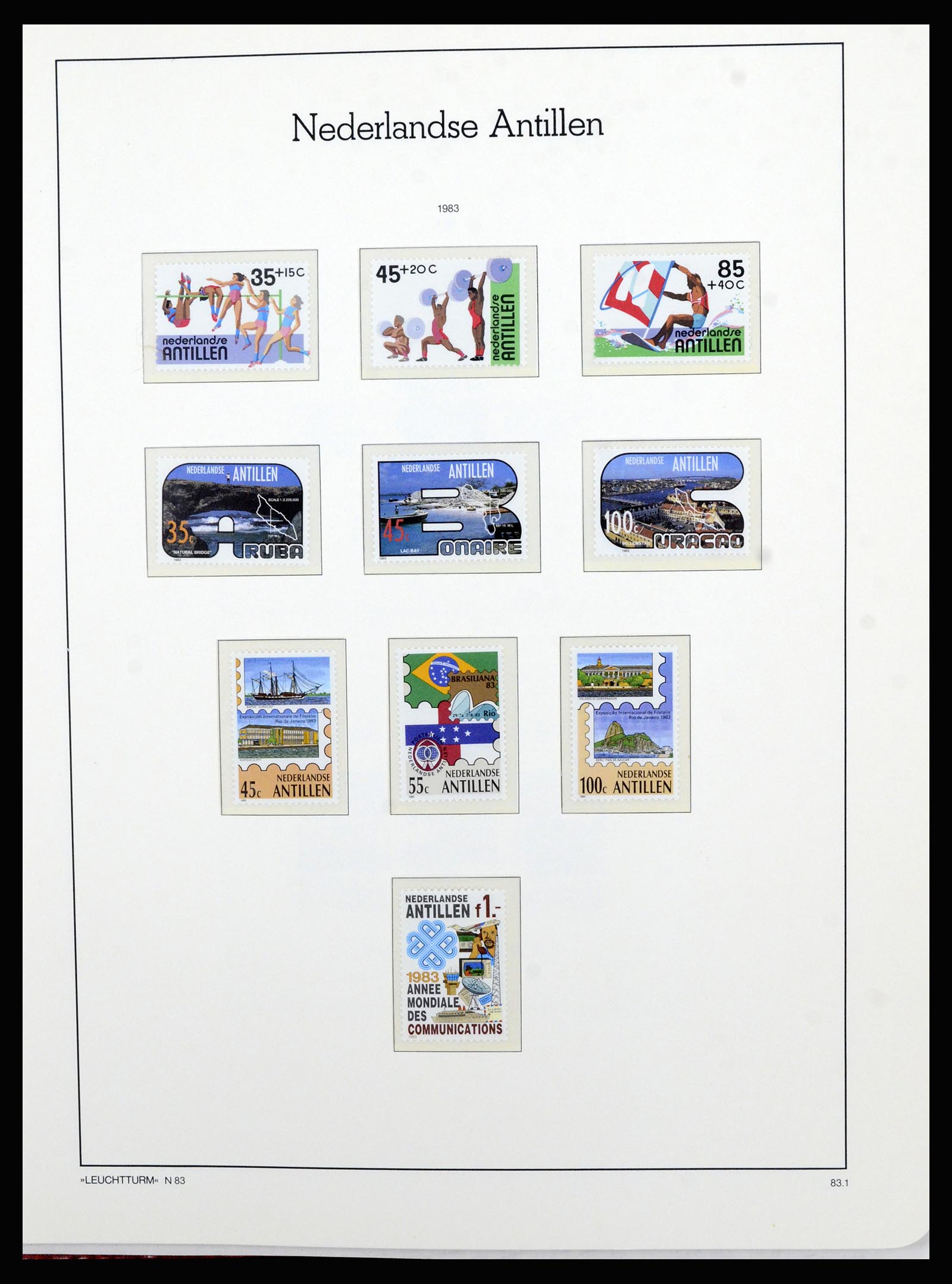 36834 083 - Postzegelverzameling 36834 Curaçao en Nederlandse Antillen 1873-2009.
