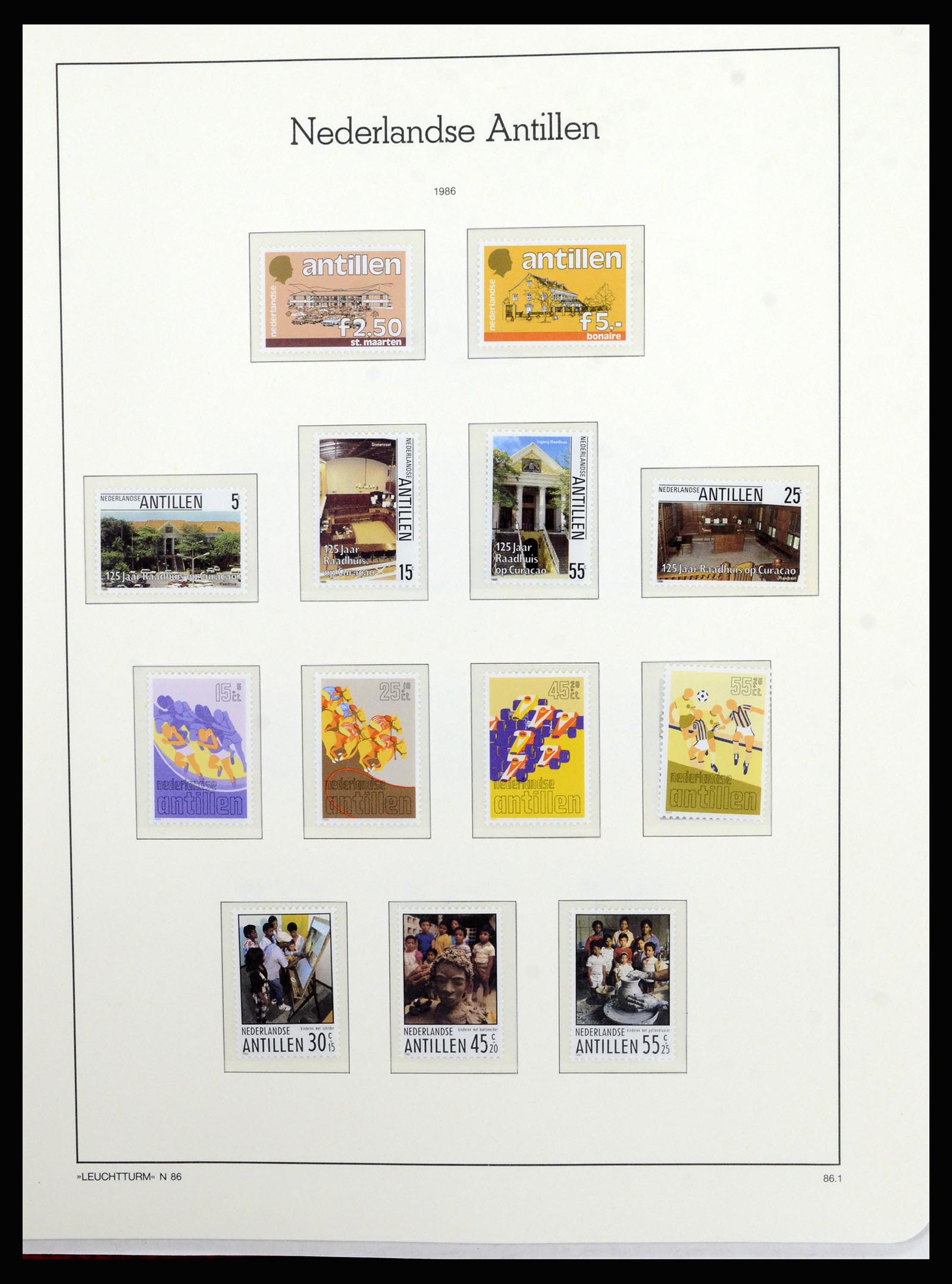 36834 094 - Postzegelverzameling 36834 Curaçao en Nederlandse Antillen 1873-2009.