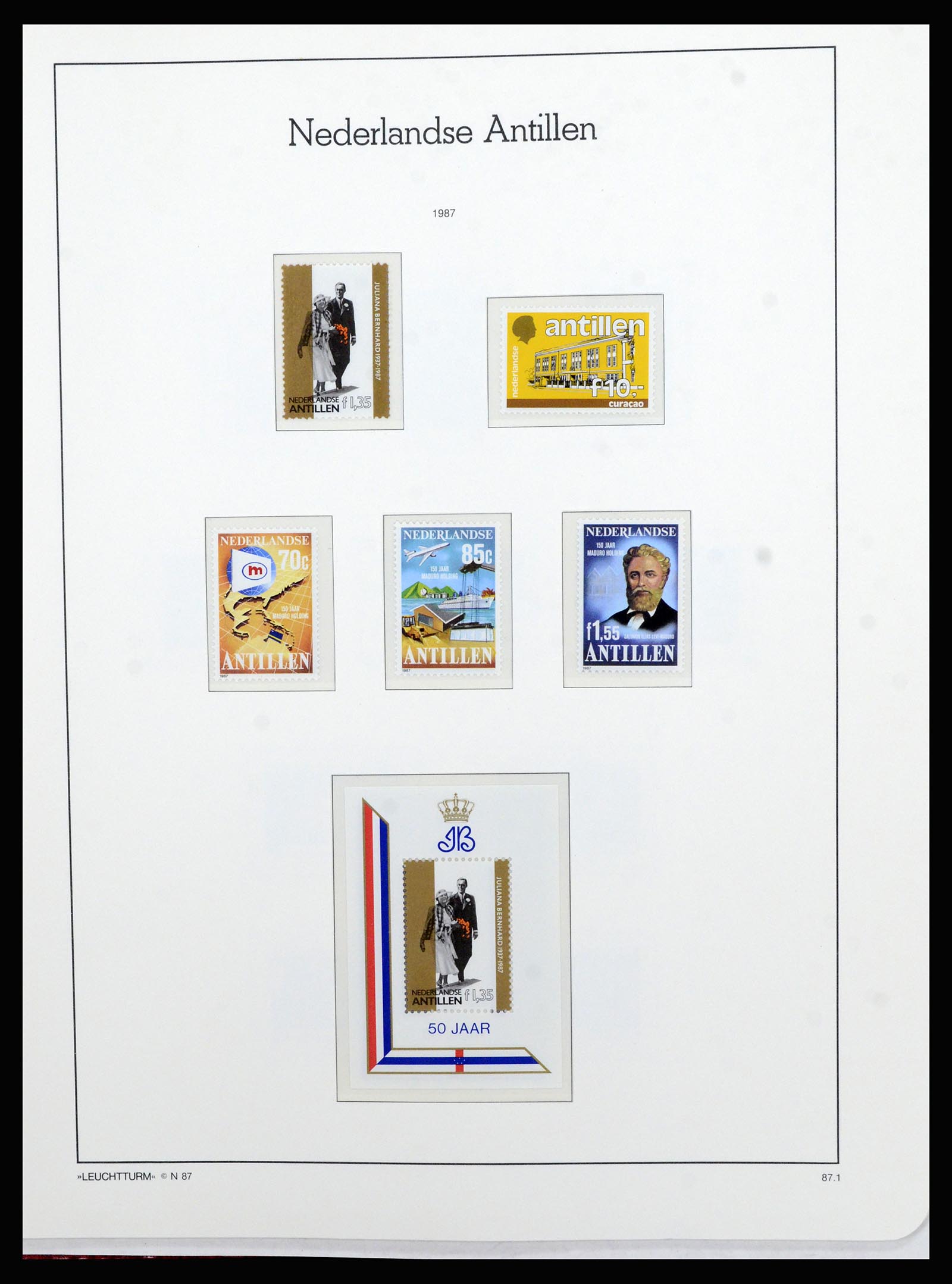 36834 097 - Postzegelverzameling 36834 Curaçao en Nederlandse Antillen 1873-2009.
