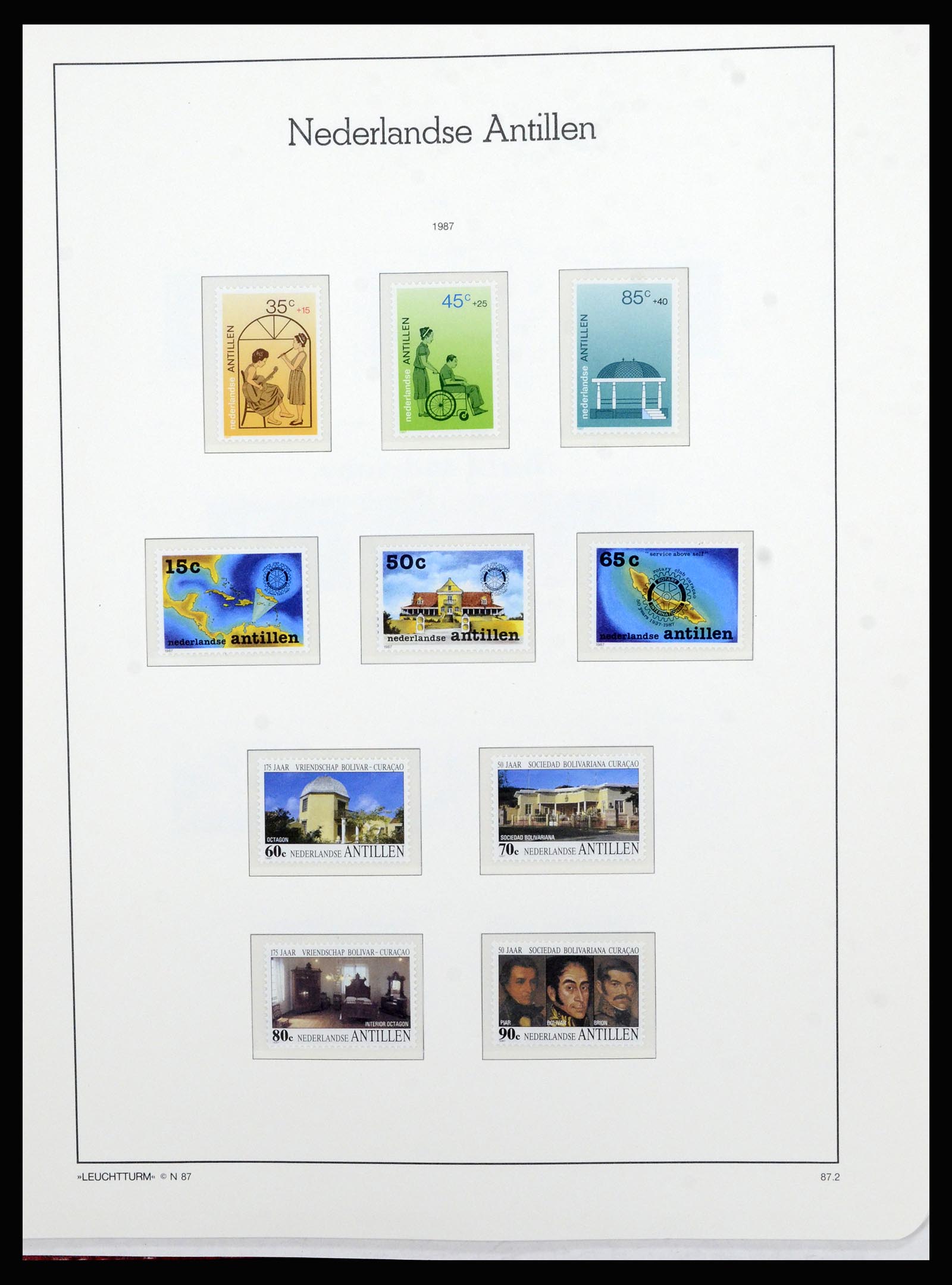 36834 098 - Postzegelverzameling 36834 Curaçao en Nederlandse Antillen 1873-2009.