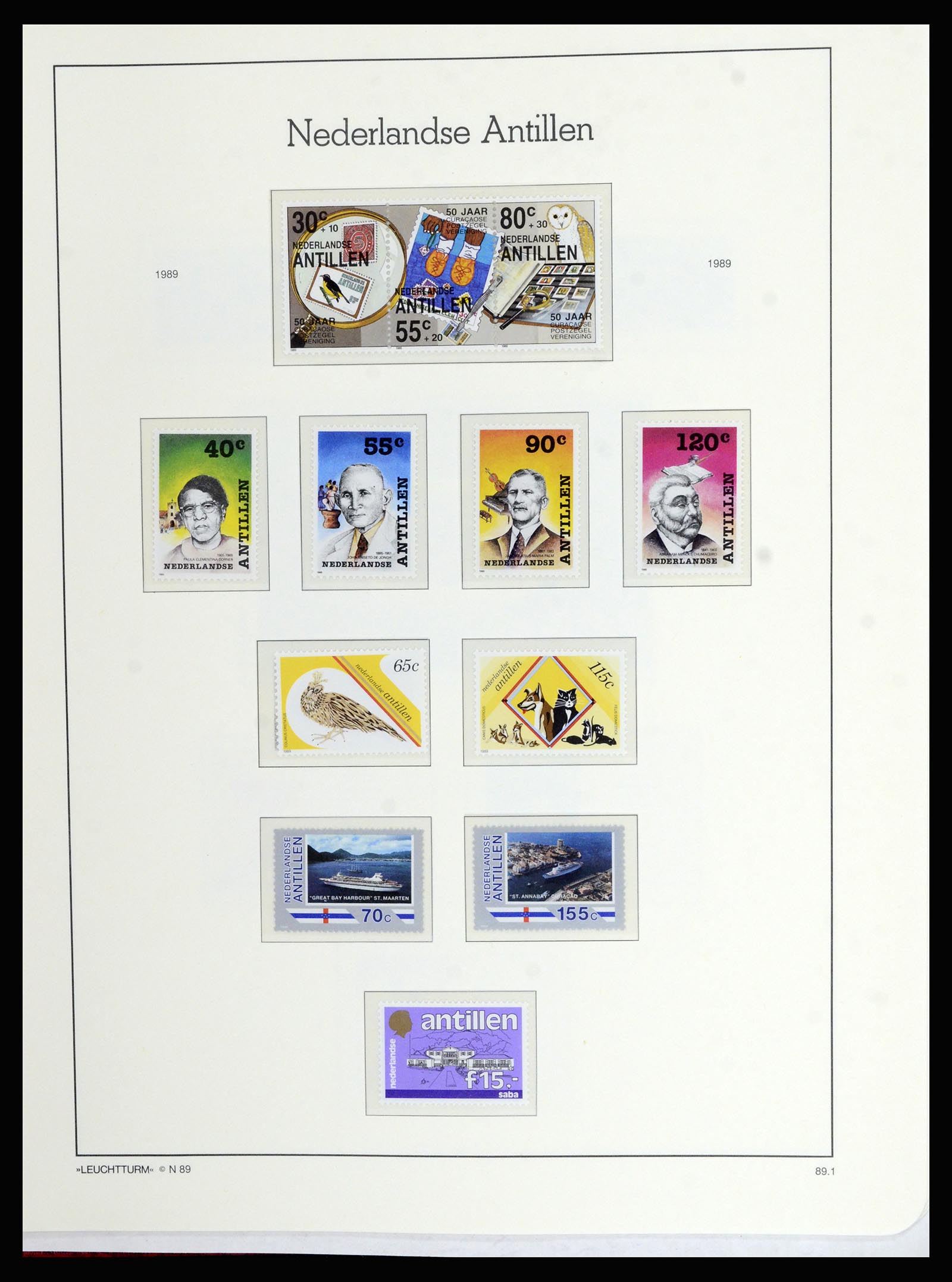 36834 103 - Postzegelverzameling 36834 Curaçao en Nederlandse Antillen 1873-2009.