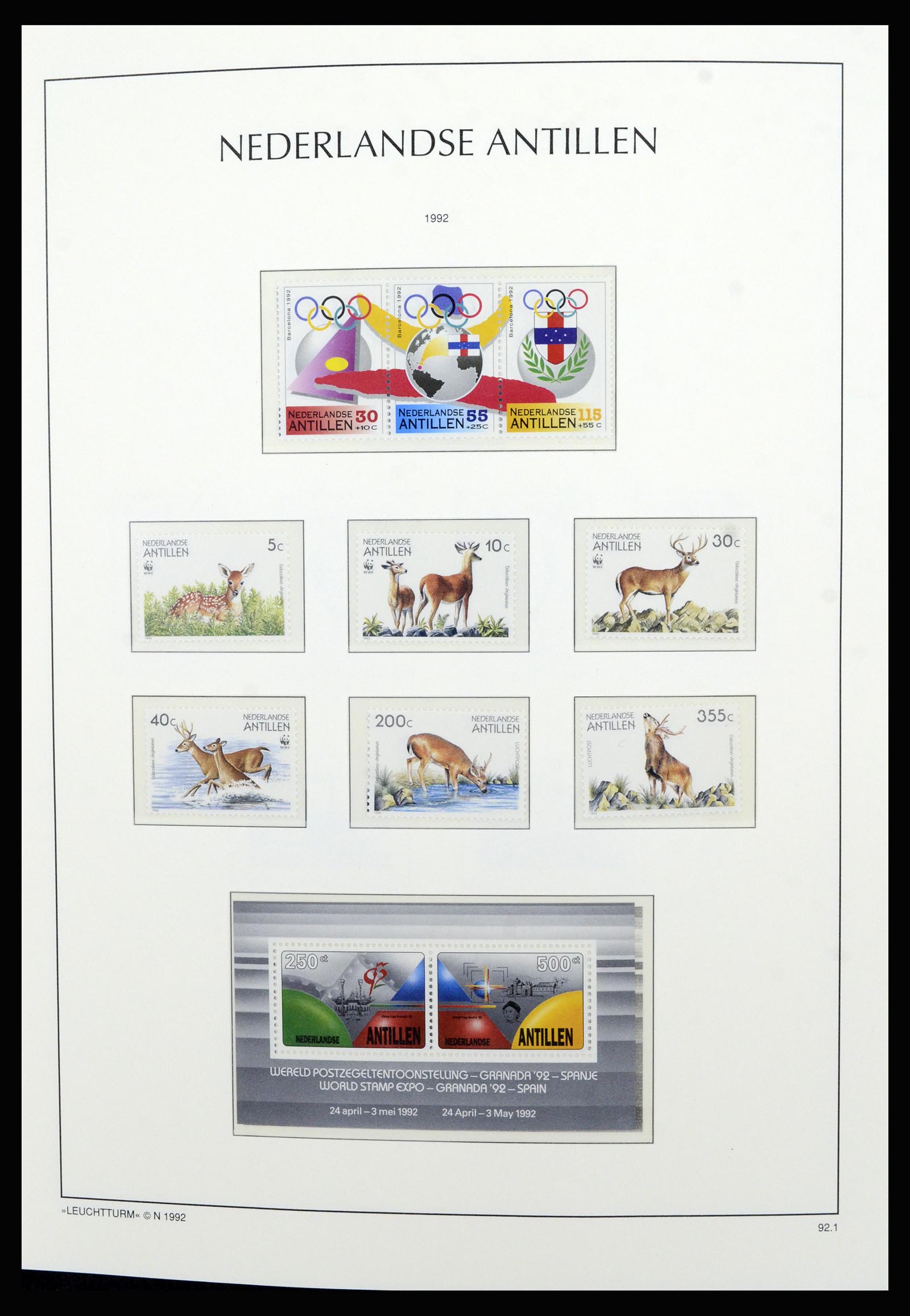 36834 114 - Postzegelverzameling 36834 Curaçao en Nederlandse Antillen 1873-2009.