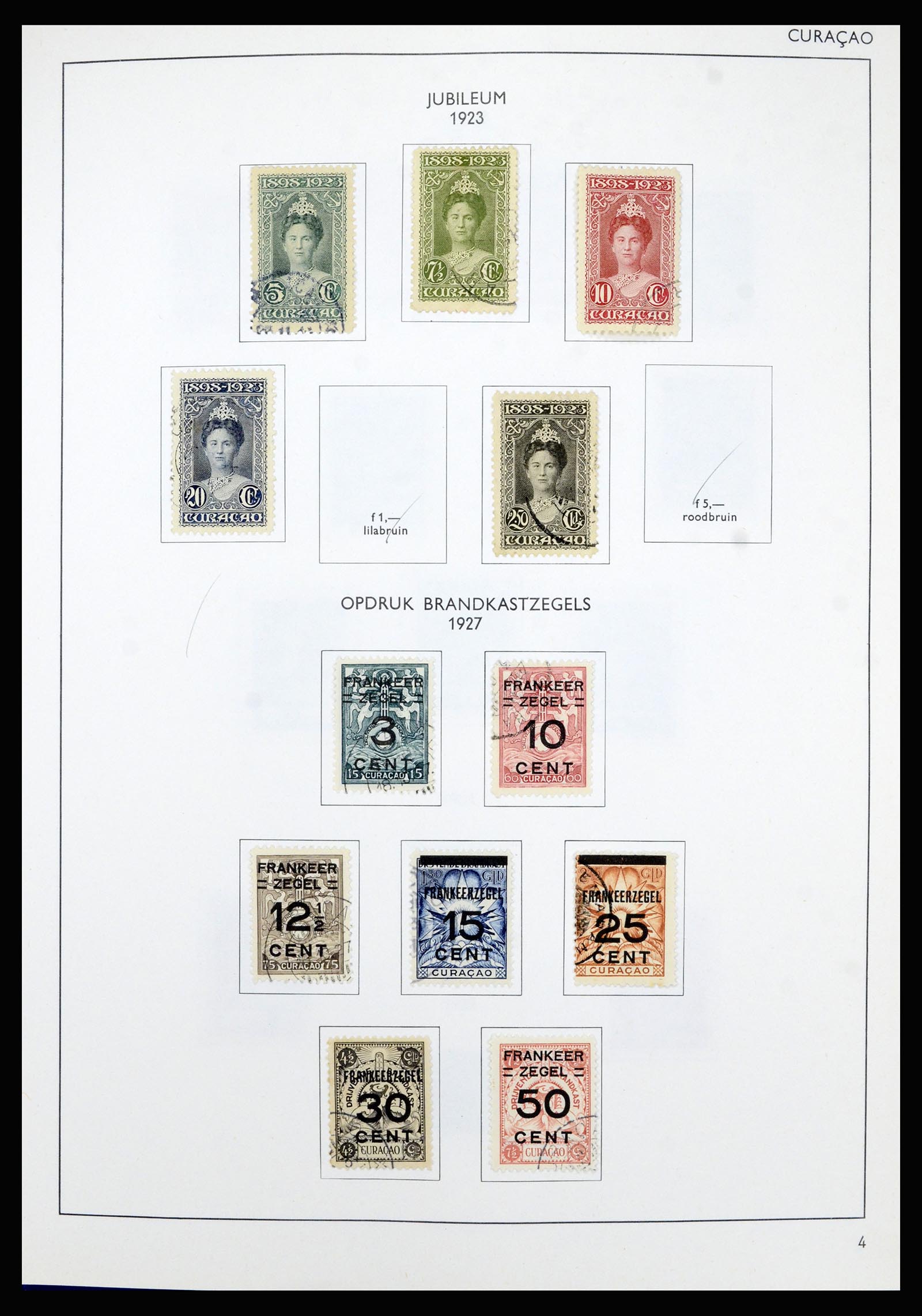 36835 004 - Postzegelverzameling 36835 Curaçao en Nederlandse Antillen 1873-1990.