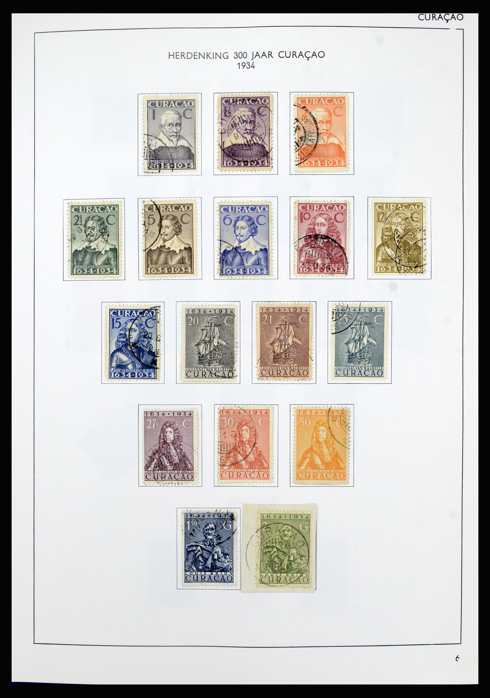 36835 006 - Postzegelverzameling 36835 Curaçao en Nederlandse Antillen 1873-1990.