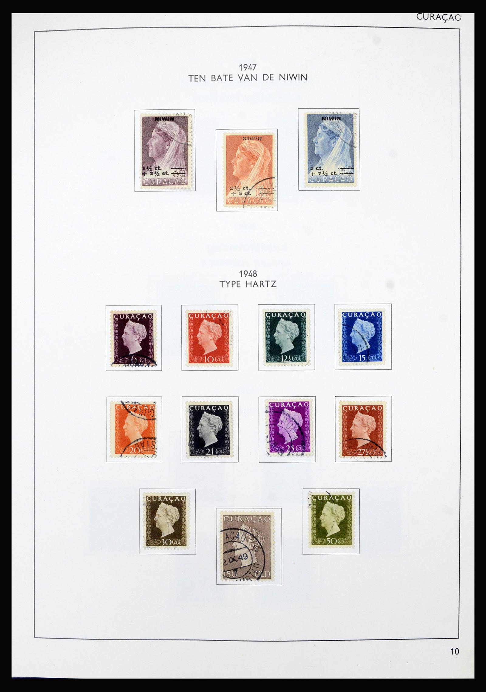 36835 010 - Postzegelverzameling 36835 Curaçao en Nederlandse Antillen 1873-1990.