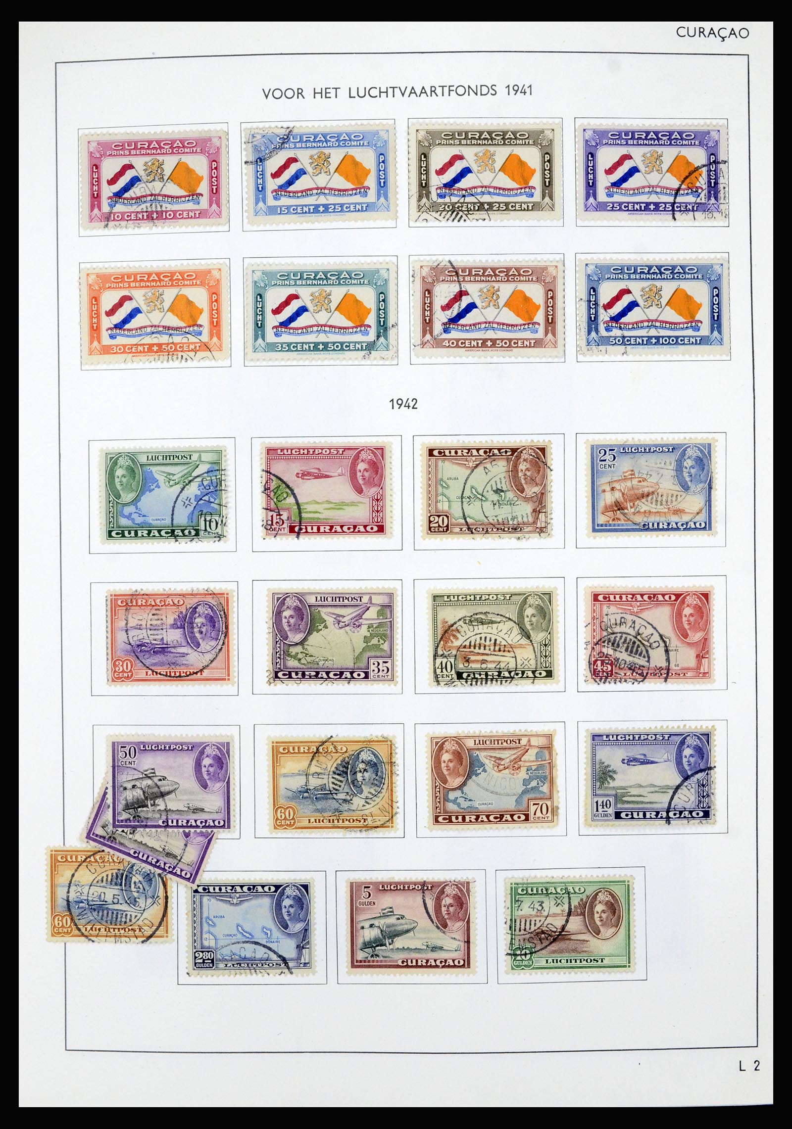 36835 014 - Postzegelverzameling 36835 Curaçao en Nederlandse Antillen 1873-1990.