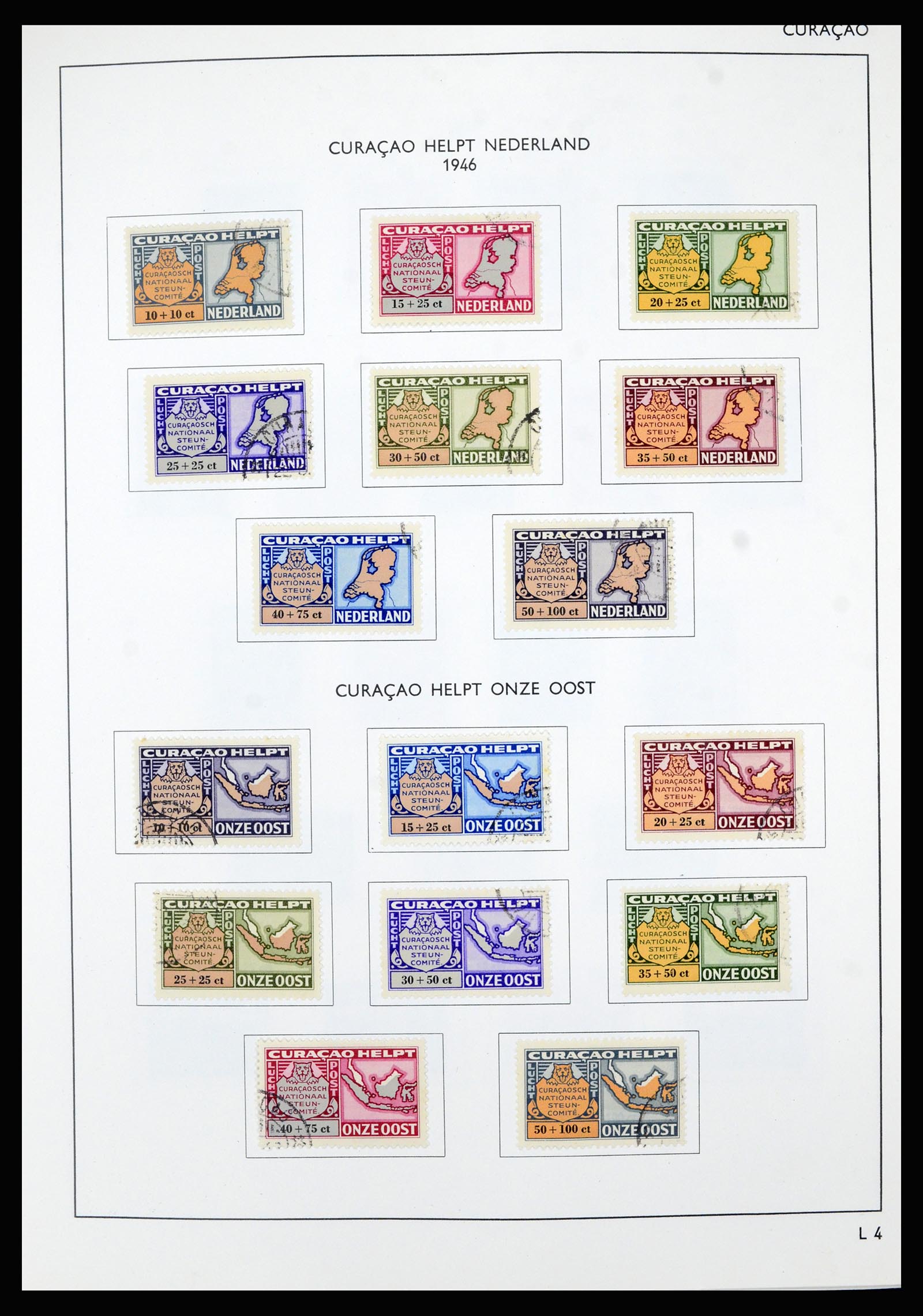 36835 016 - Postzegelverzameling 36835 Curaçao en Nederlandse Antillen 1873-1990.