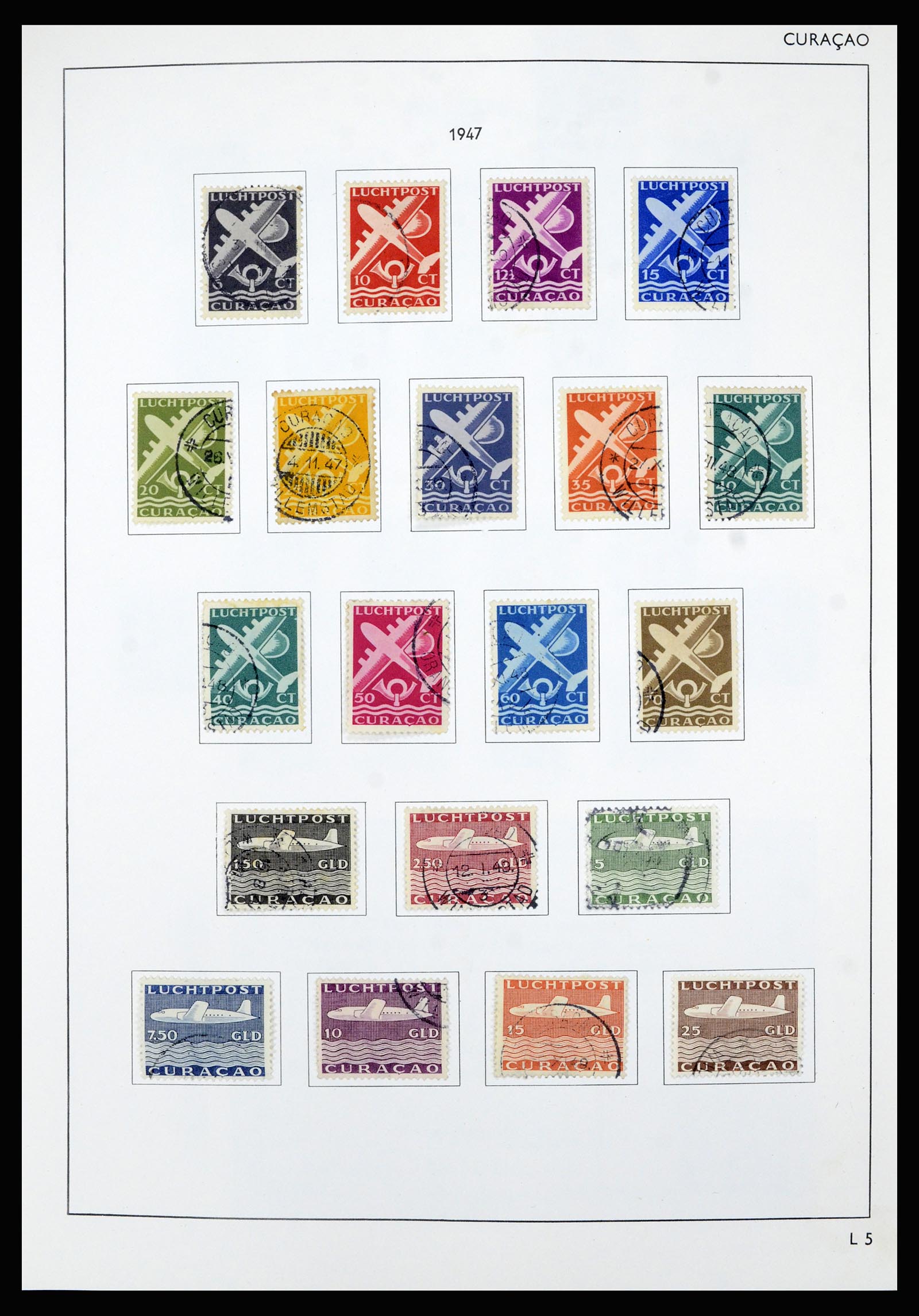 36835 017 - Postzegelverzameling 36835 Curaçao en Nederlandse Antillen 1873-1990.