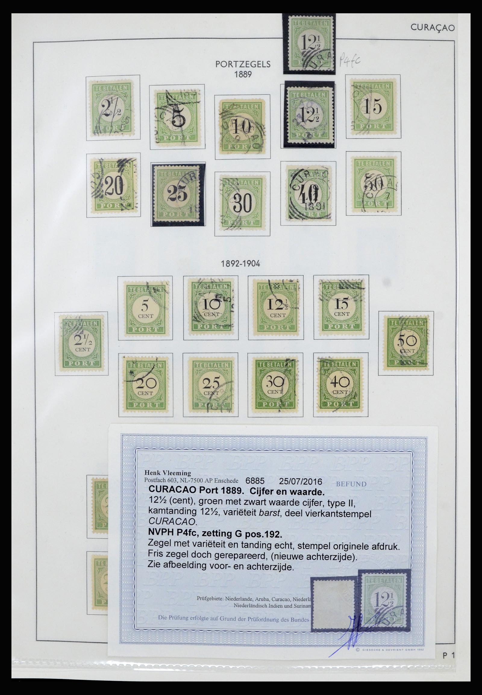 36835 018 - Postzegelverzameling 36835 Curaçao en Nederlandse Antillen 1873-1990.