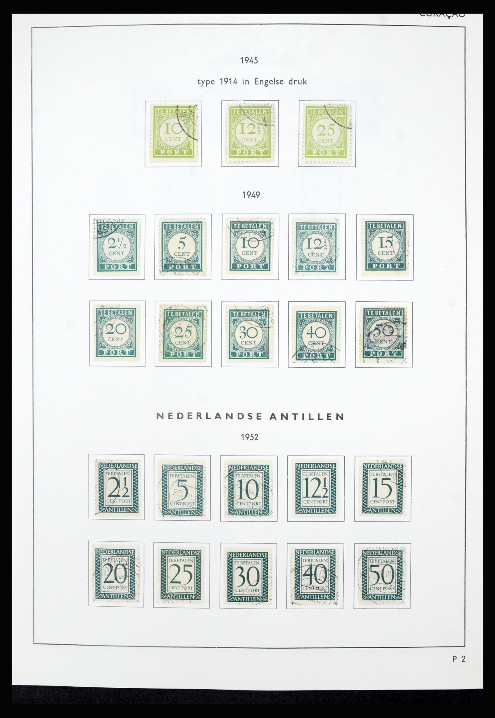 36835 020 - Postzegelverzameling 36835 Curaçao en Nederlandse Antillen 1873-1990.