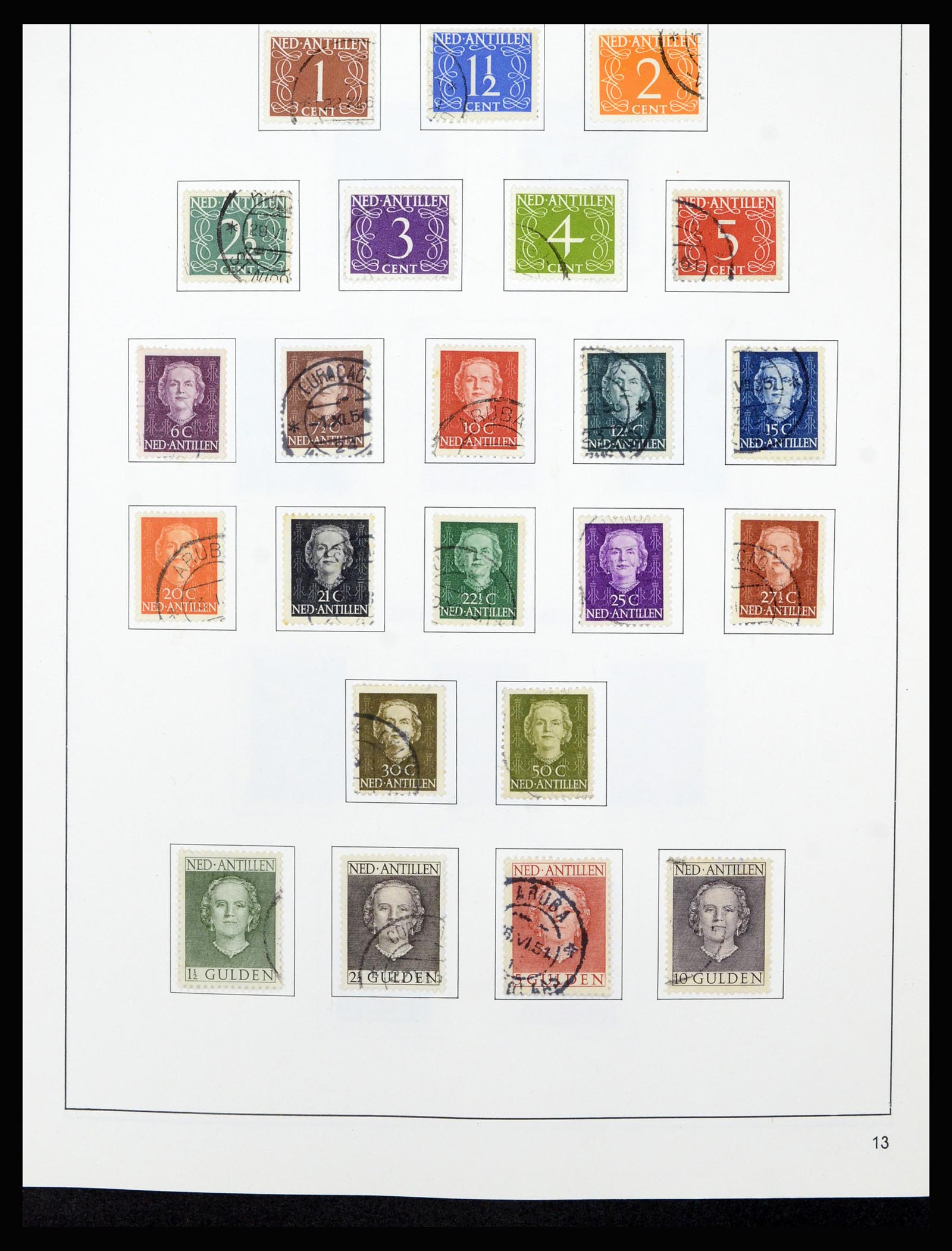 36835 022 - Postzegelverzameling 36835 Curaçao en Nederlandse Antillen 1873-1990.