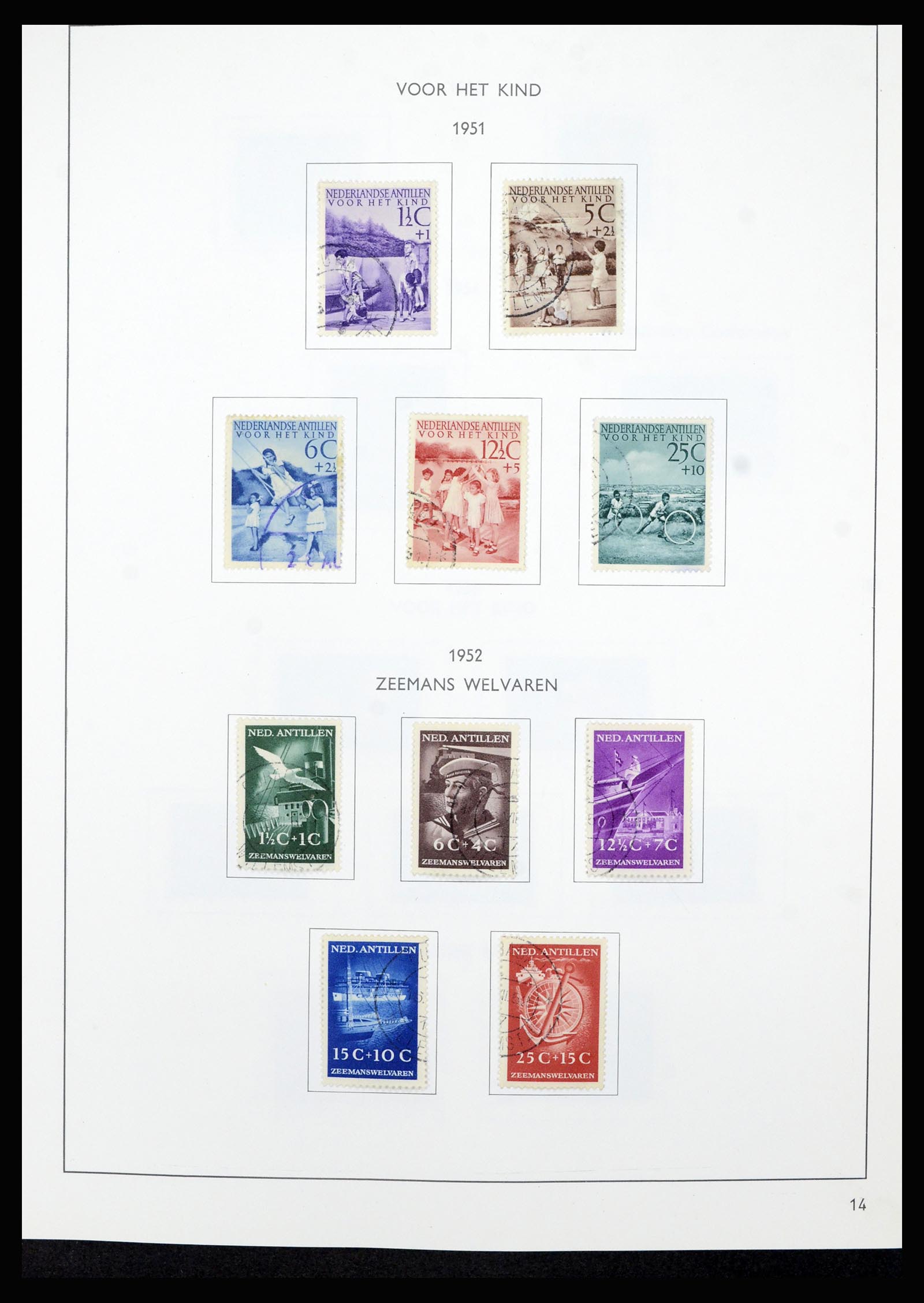 36835 023 - Postzegelverzameling 36835 Curaçao en Nederlandse Antillen 1873-1990.