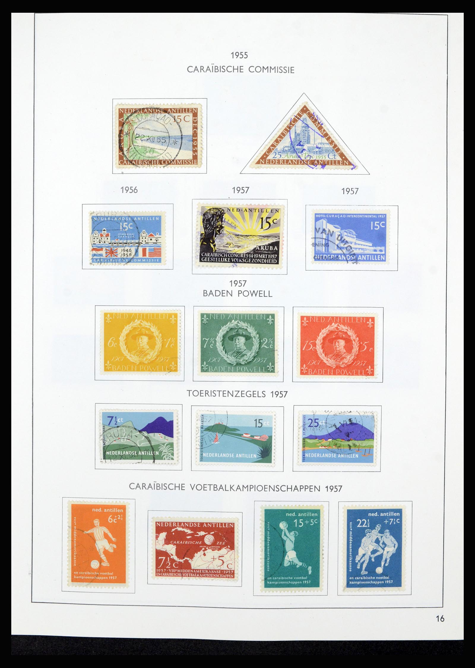 36835 025 - Postzegelverzameling 36835 Curaçao en Nederlandse Antillen 1873-1990.