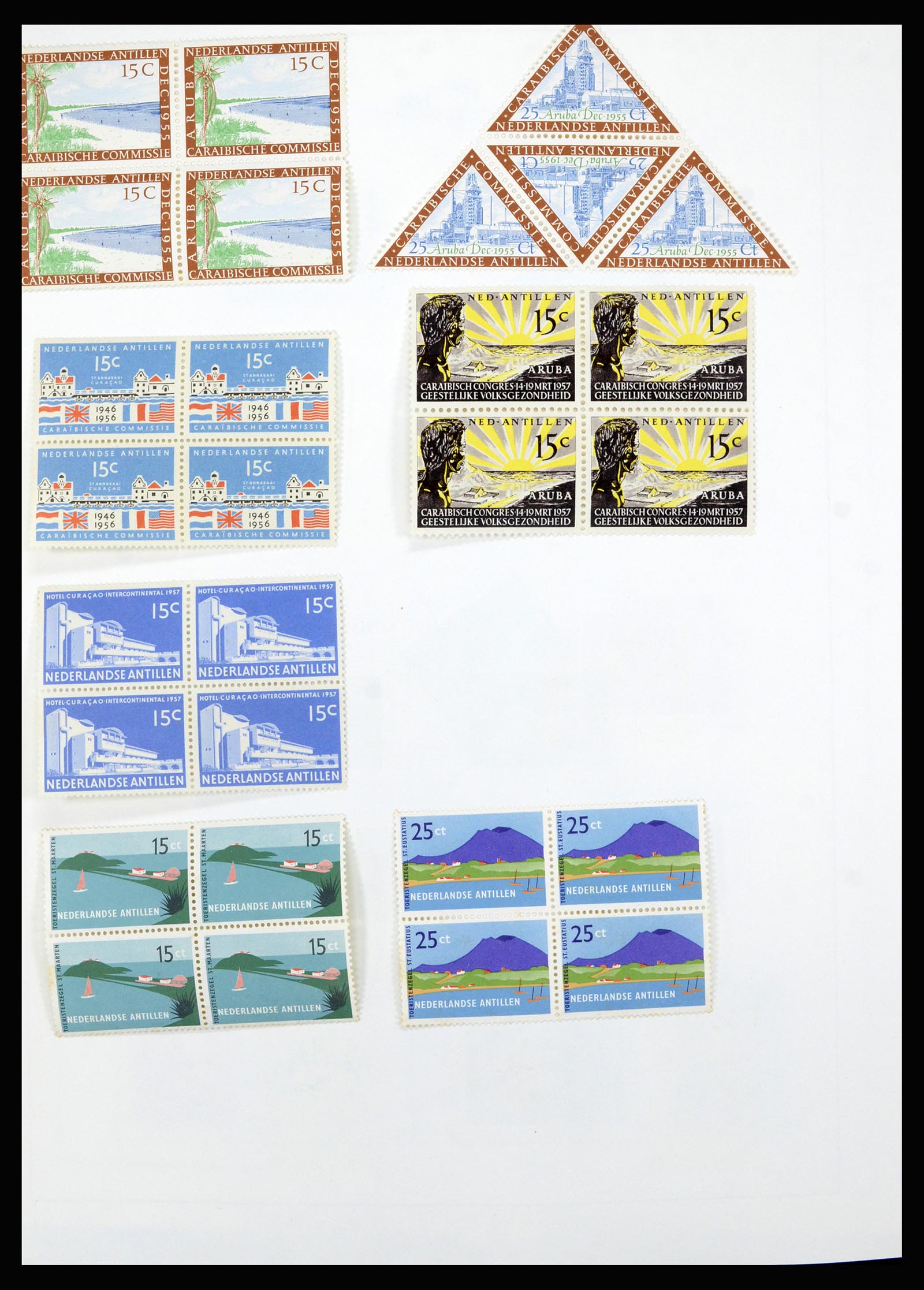 36835 026 - Postzegelverzameling 36835 Curaçao en Nederlandse Antillen 1873-1990.
