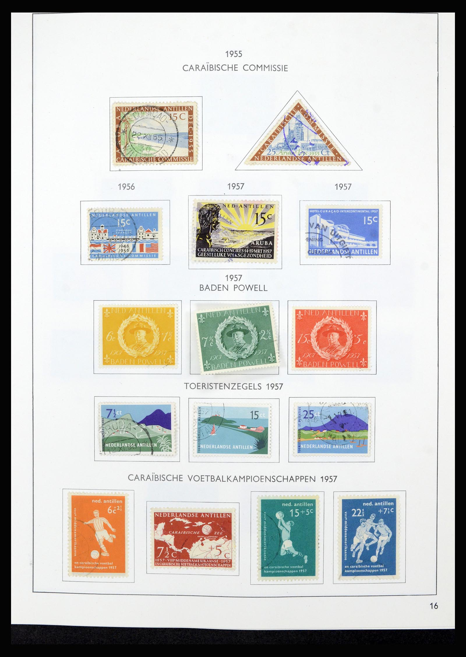 36835 027 - Postzegelverzameling 36835 Curaçao en Nederlandse Antillen 1873-1990.