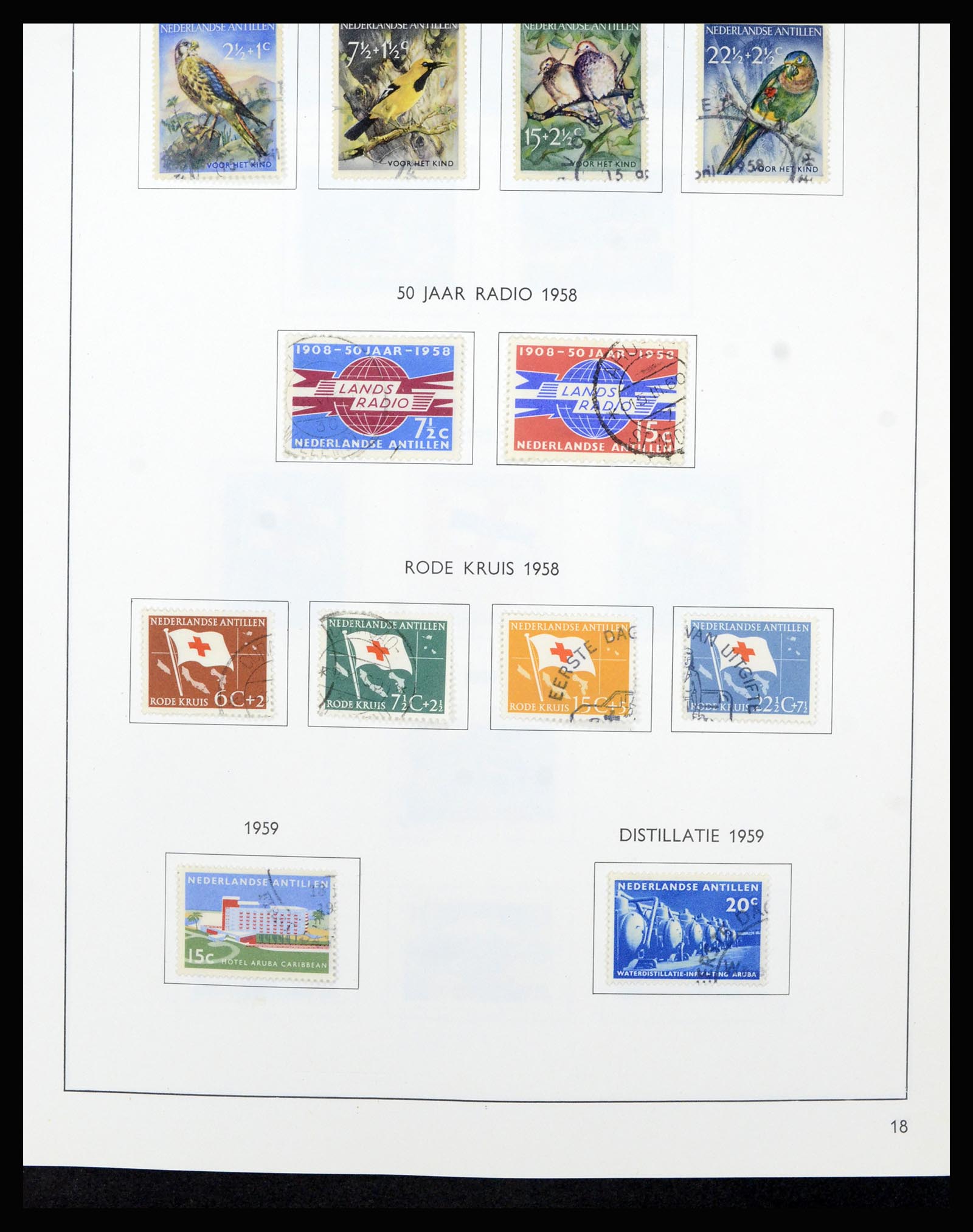 36835 029 - Postzegelverzameling 36835 Curaçao en Nederlandse Antillen 1873-1990.