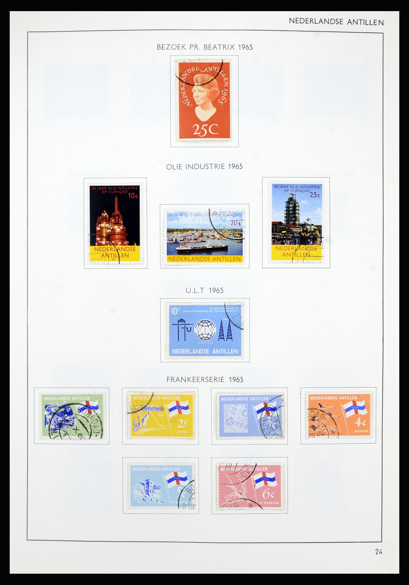 36835 035 - Postzegelverzameling 36835 Curaçao en Nederlandse Antillen 1873-1990.