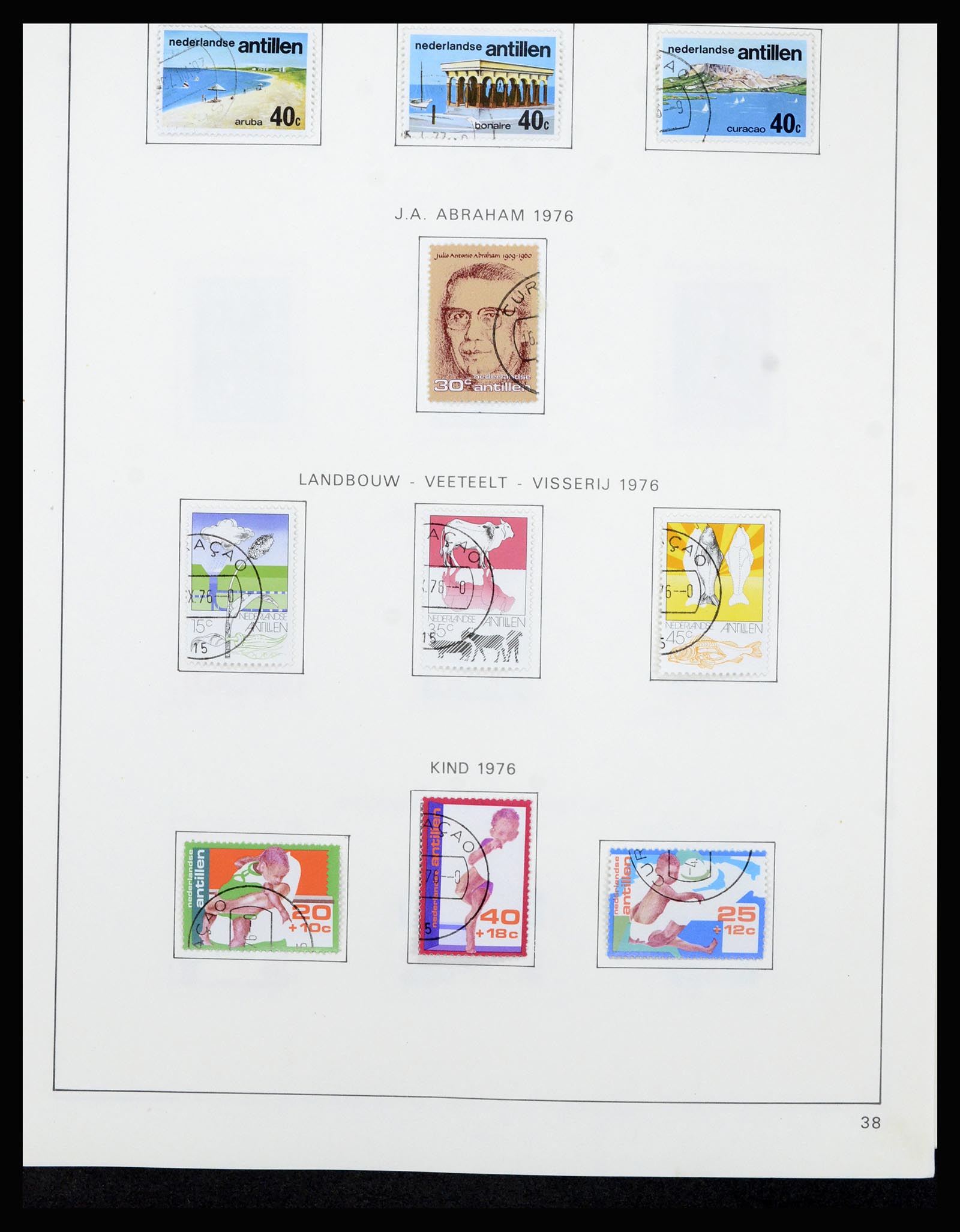 36835 049 - Postzegelverzameling 36835 Curaçao en Nederlandse Antillen 1873-1990.