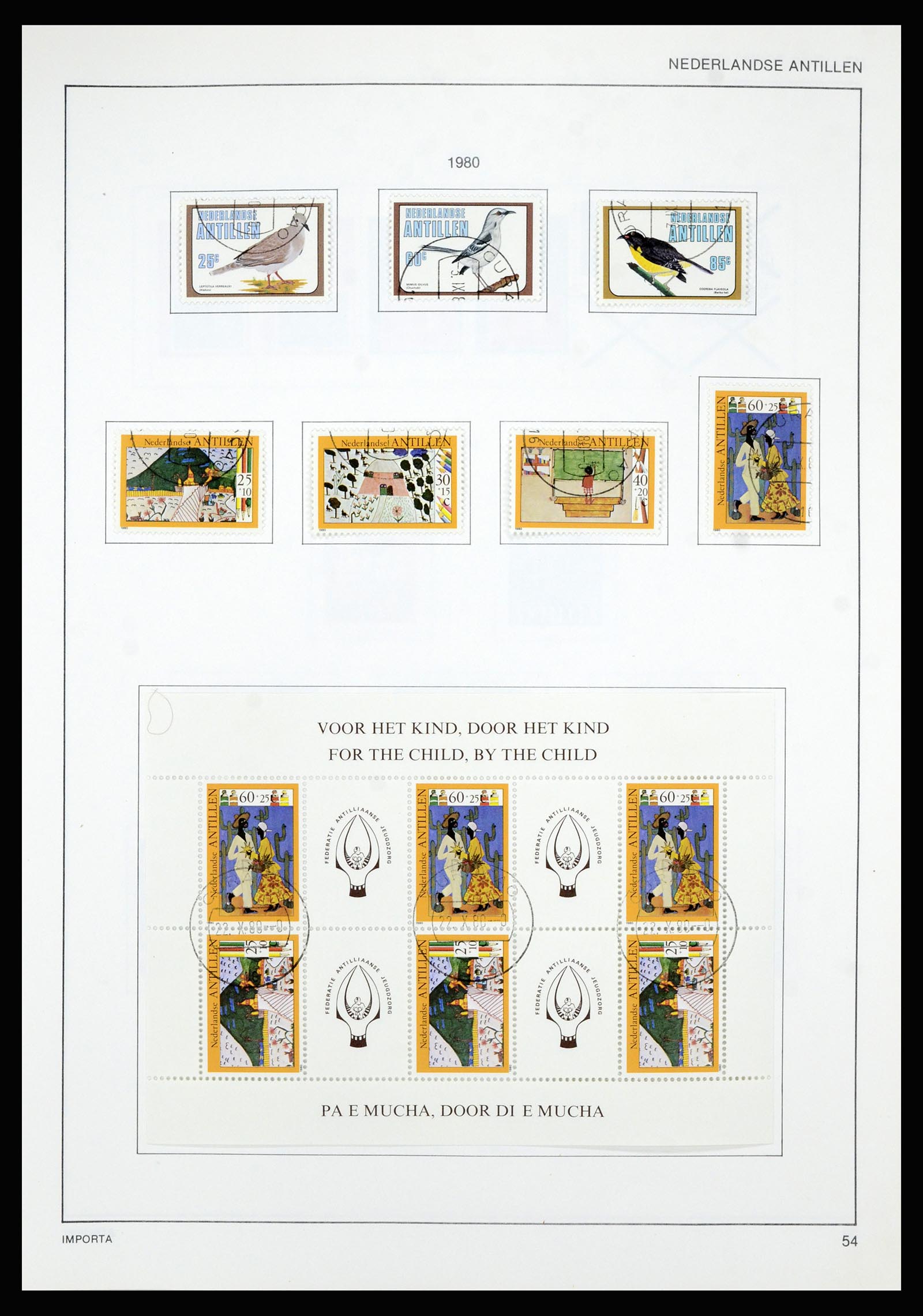 36835 065 - Postzegelverzameling 36835 Curaçao en Nederlandse Antillen 1873-1990.