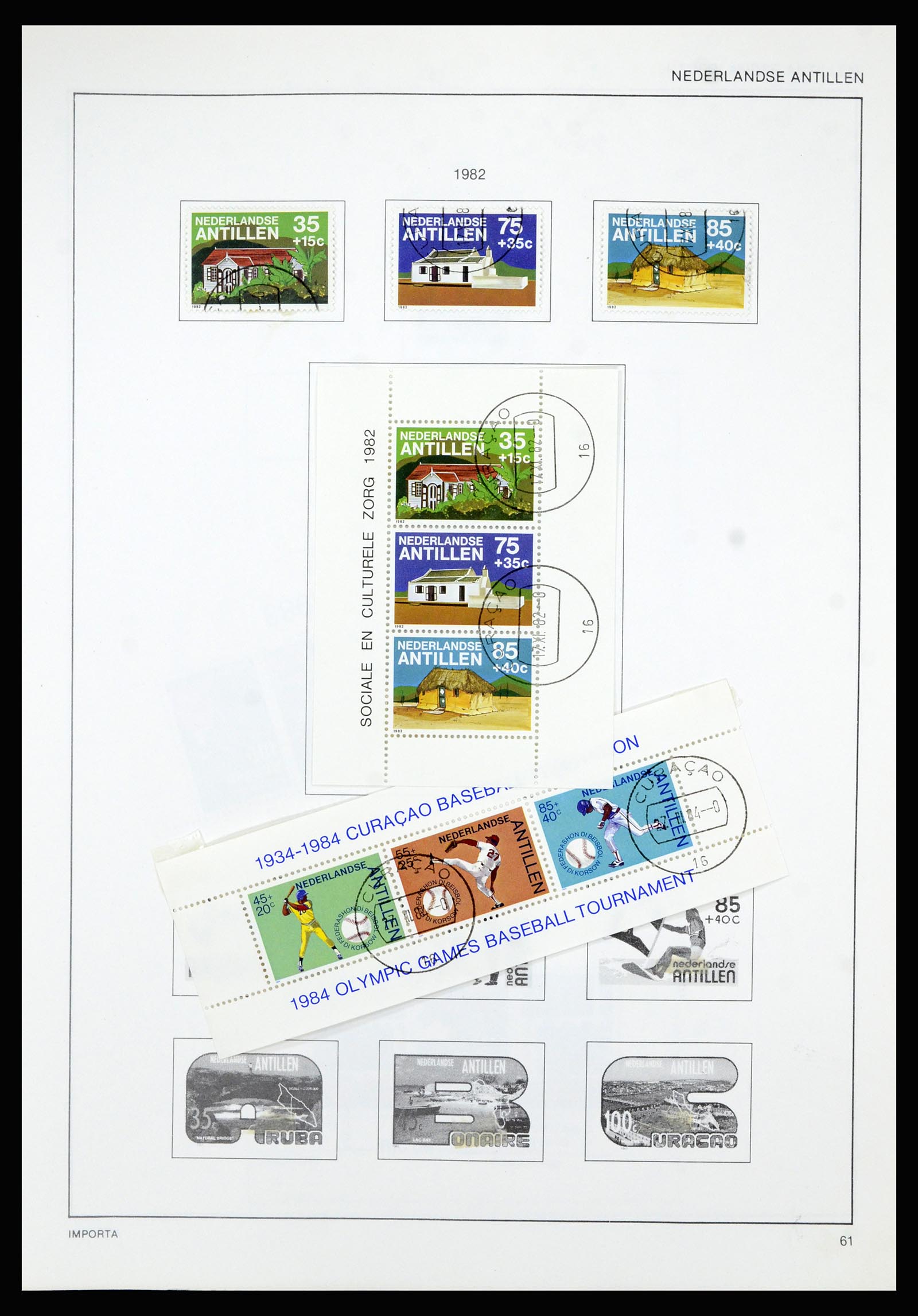 36835 072 - Stamp collection 36835 Curaçao and Dutch Antilles 1873-1990.