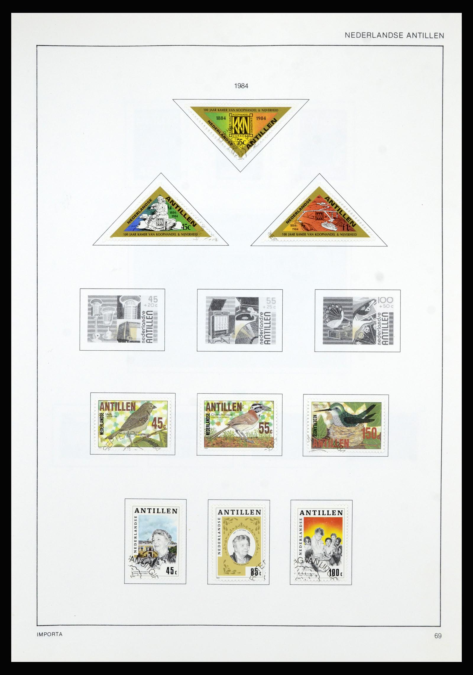 36835 077 - Postzegelverzameling 36835 Curaçao en Nederlandse Antillen 1873-1990.