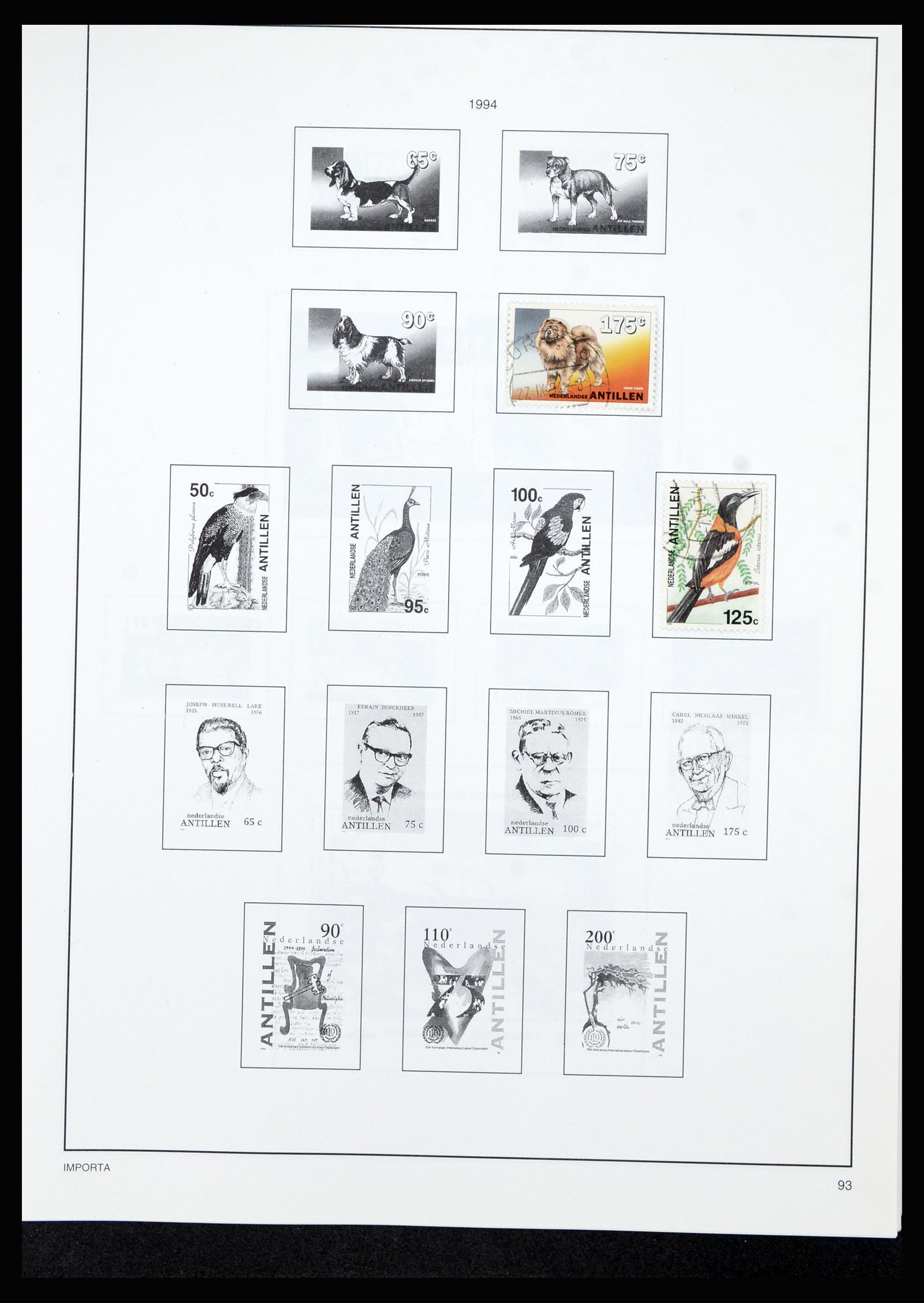 36835 096 - Postzegelverzameling 36835 Curaçao en Nederlandse Antillen 1873-1990.