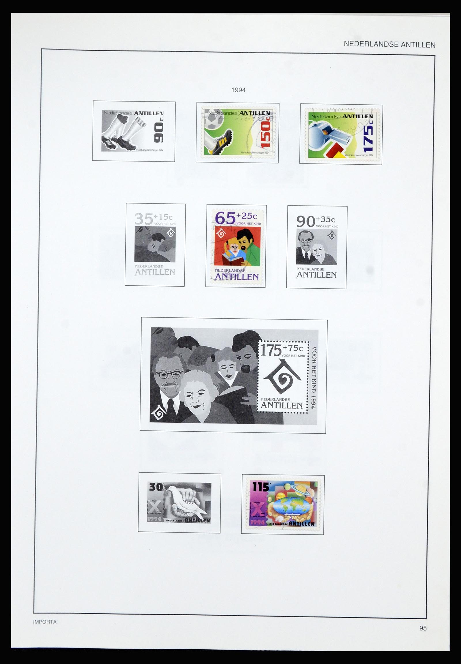 36835 099 - Postzegelverzameling 36835 Curaçao en Nederlandse Antillen 1873-1990.