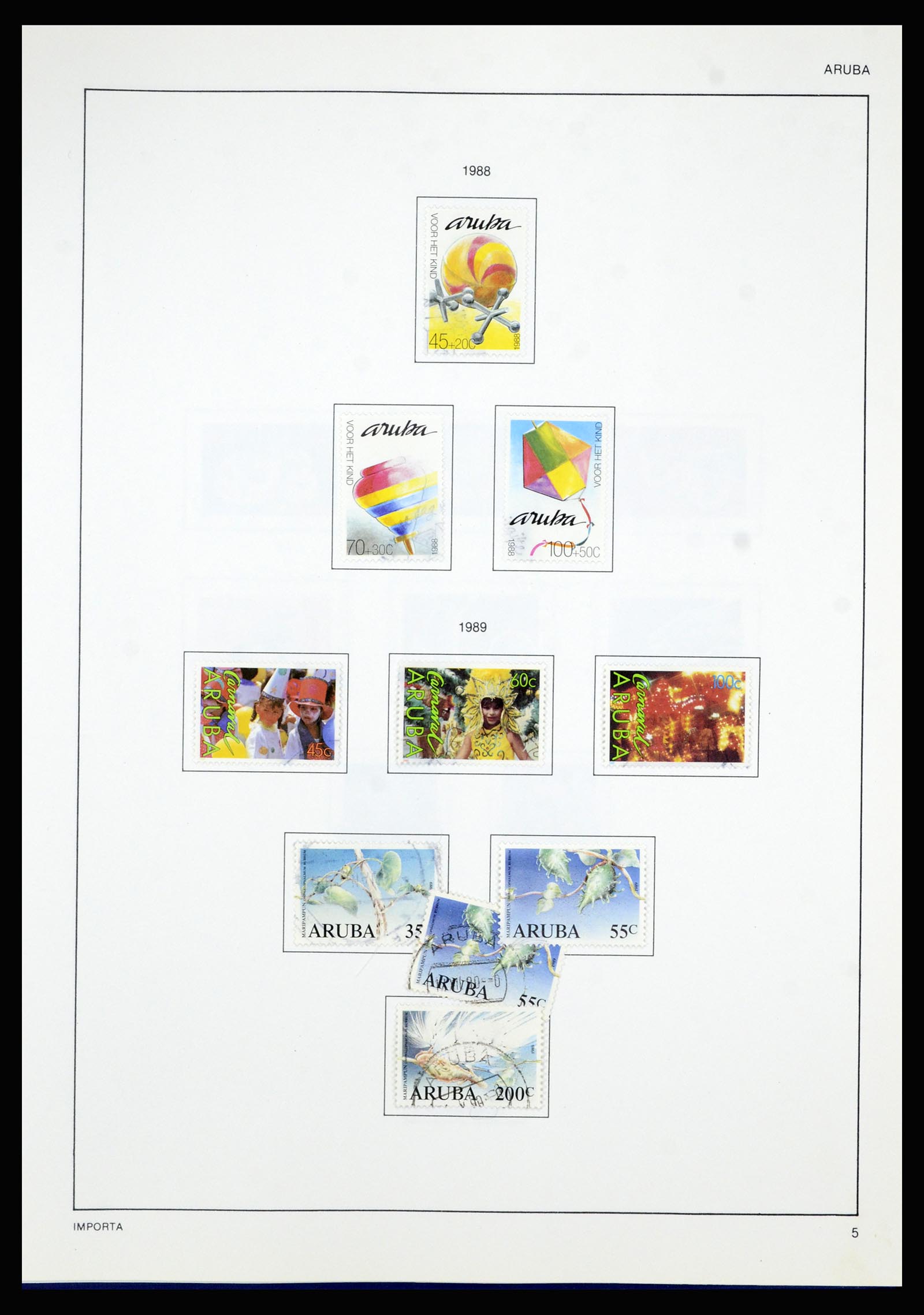 36835 121 - Postzegelverzameling 36835 Curaçao en Nederlandse Antillen 1873-1990.