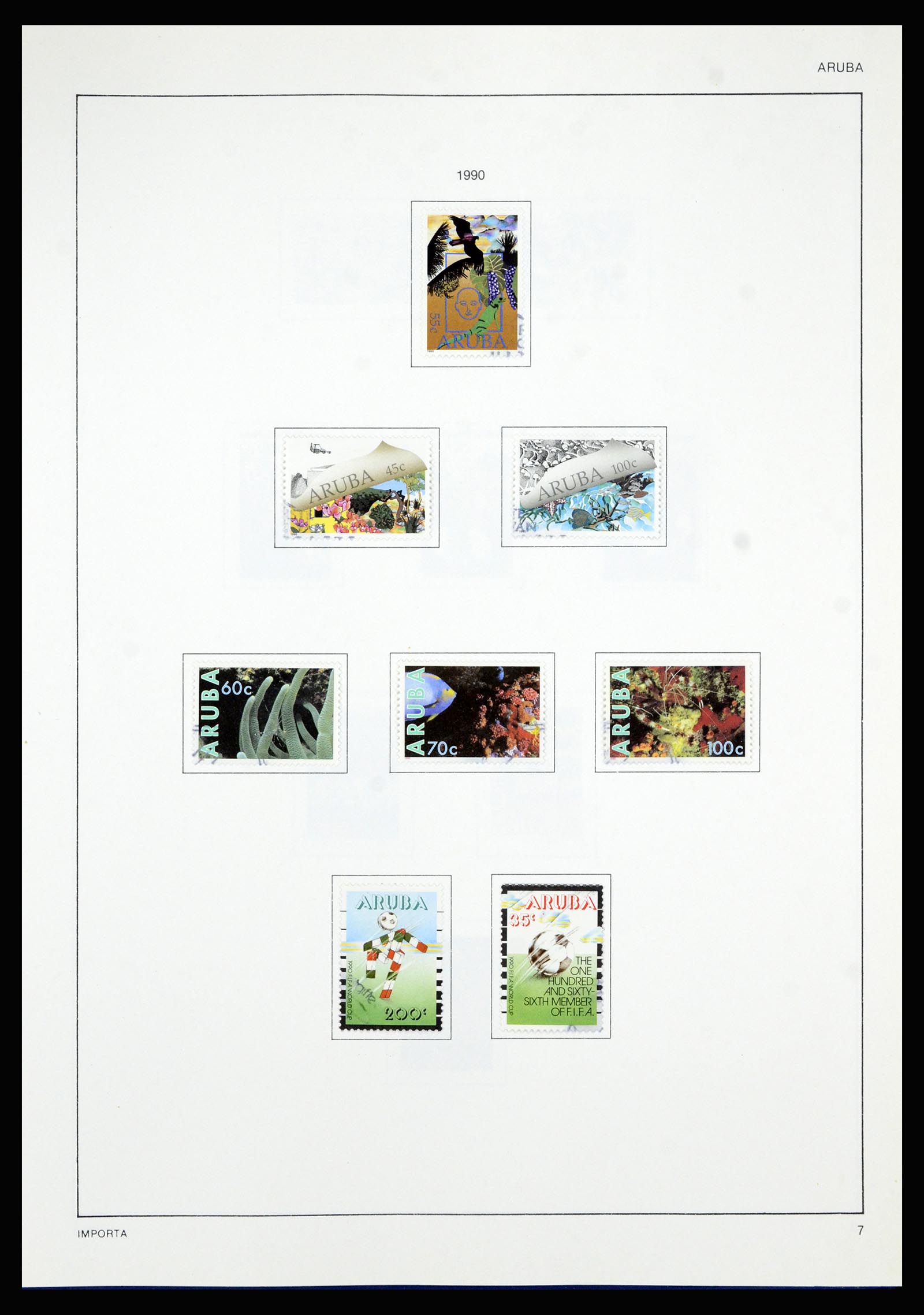 36835 123 - Postzegelverzameling 36835 Curaçao en Nederlandse Antillen 1873-1990.