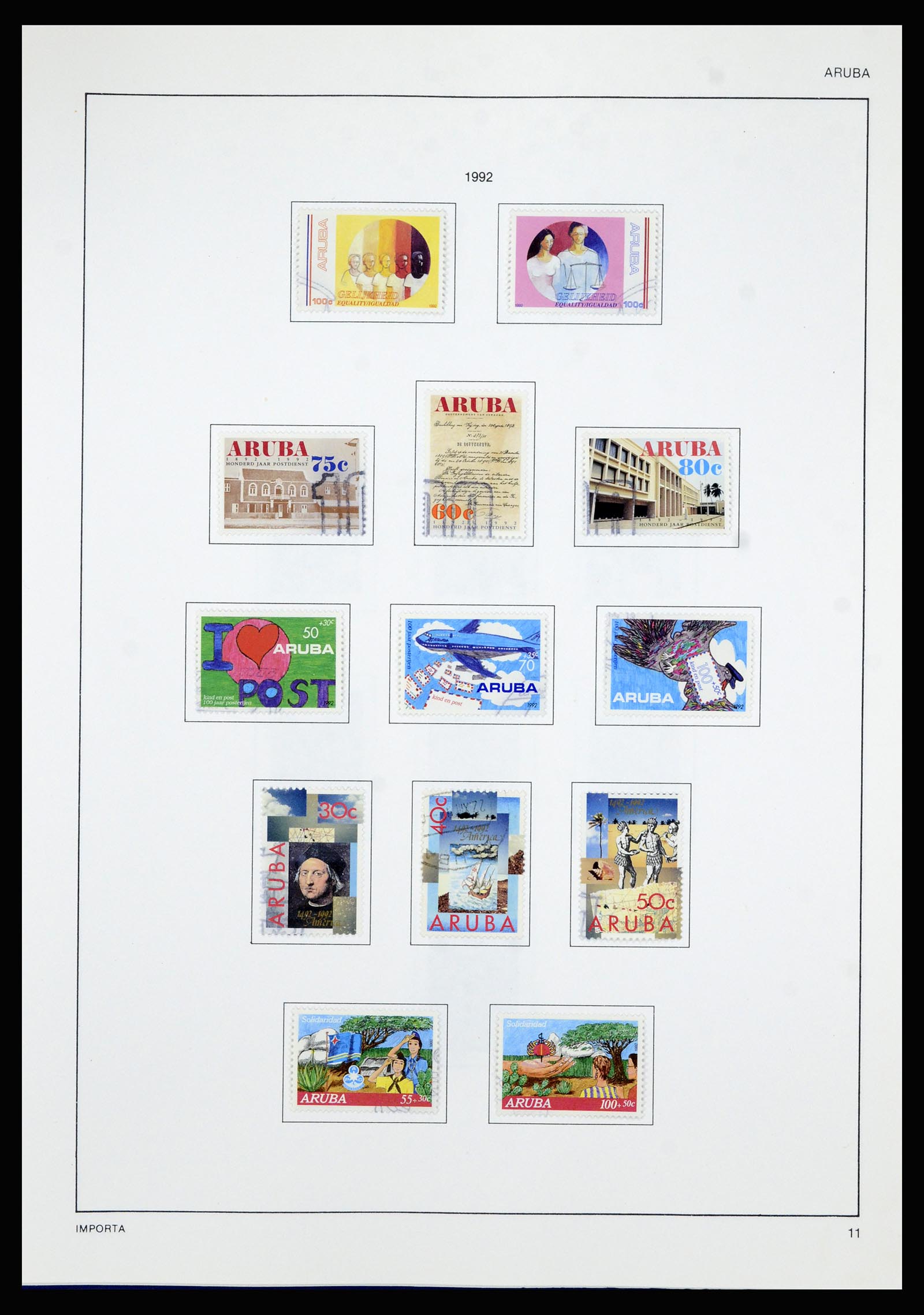 36835 127 - Postzegelverzameling 36835 Curaçao en Nederlandse Antillen 1873-1990.