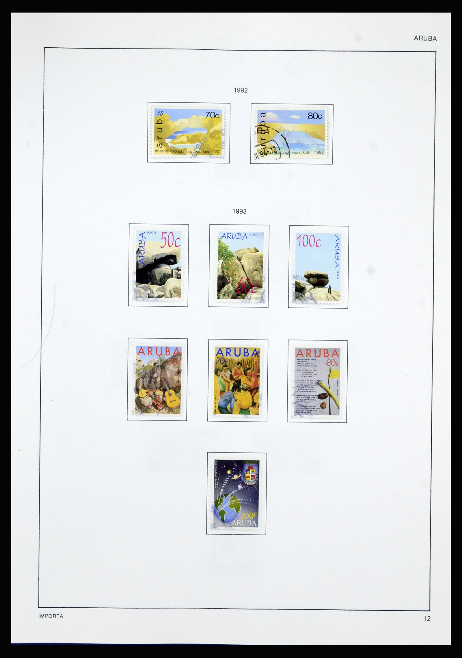 36835 128 - Postzegelverzameling 36835 Curaçao en Nederlandse Antillen 1873-1990.