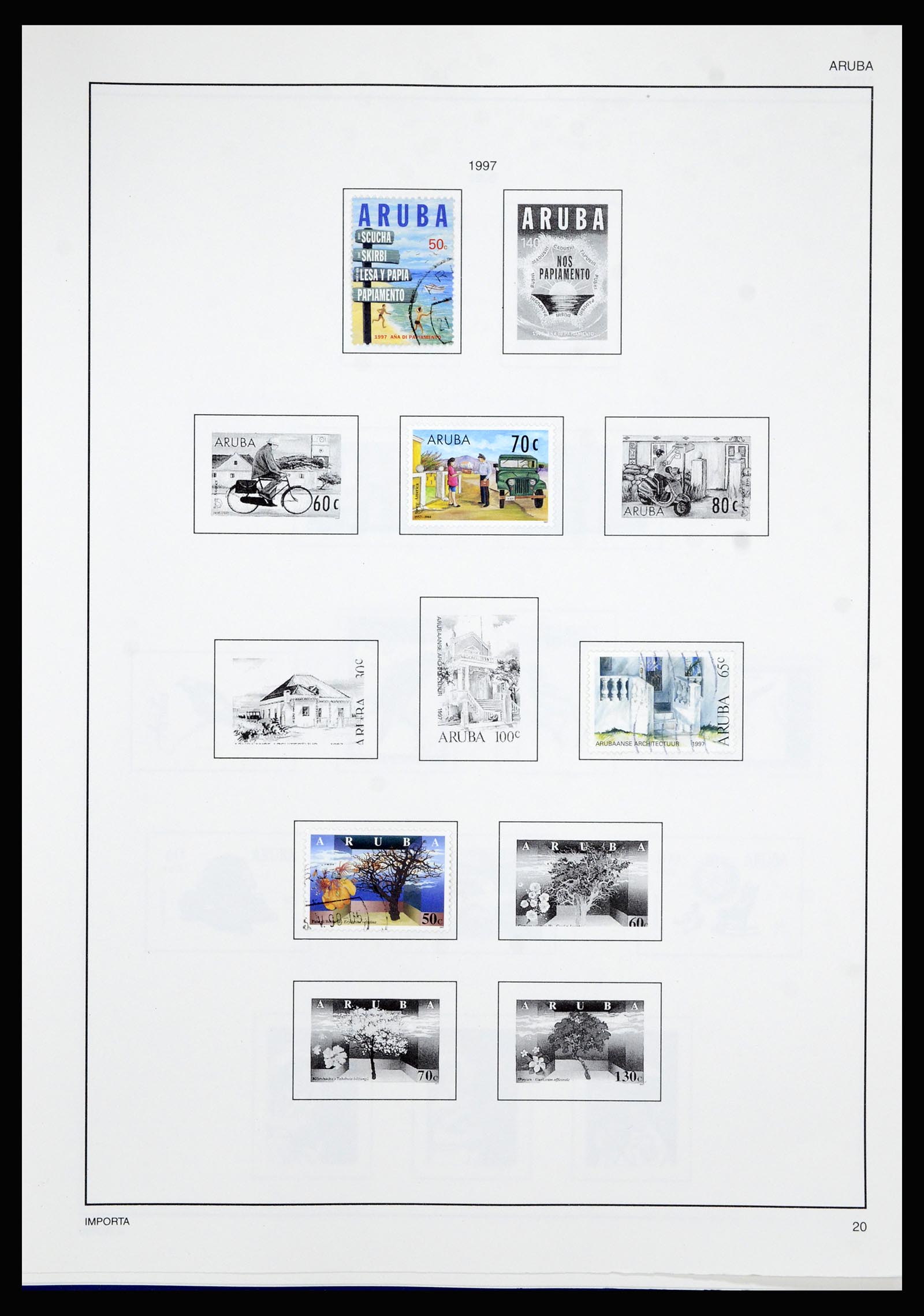 36835 133 - Postzegelverzameling 36835 Curaçao en Nederlandse Antillen 1873-1990.