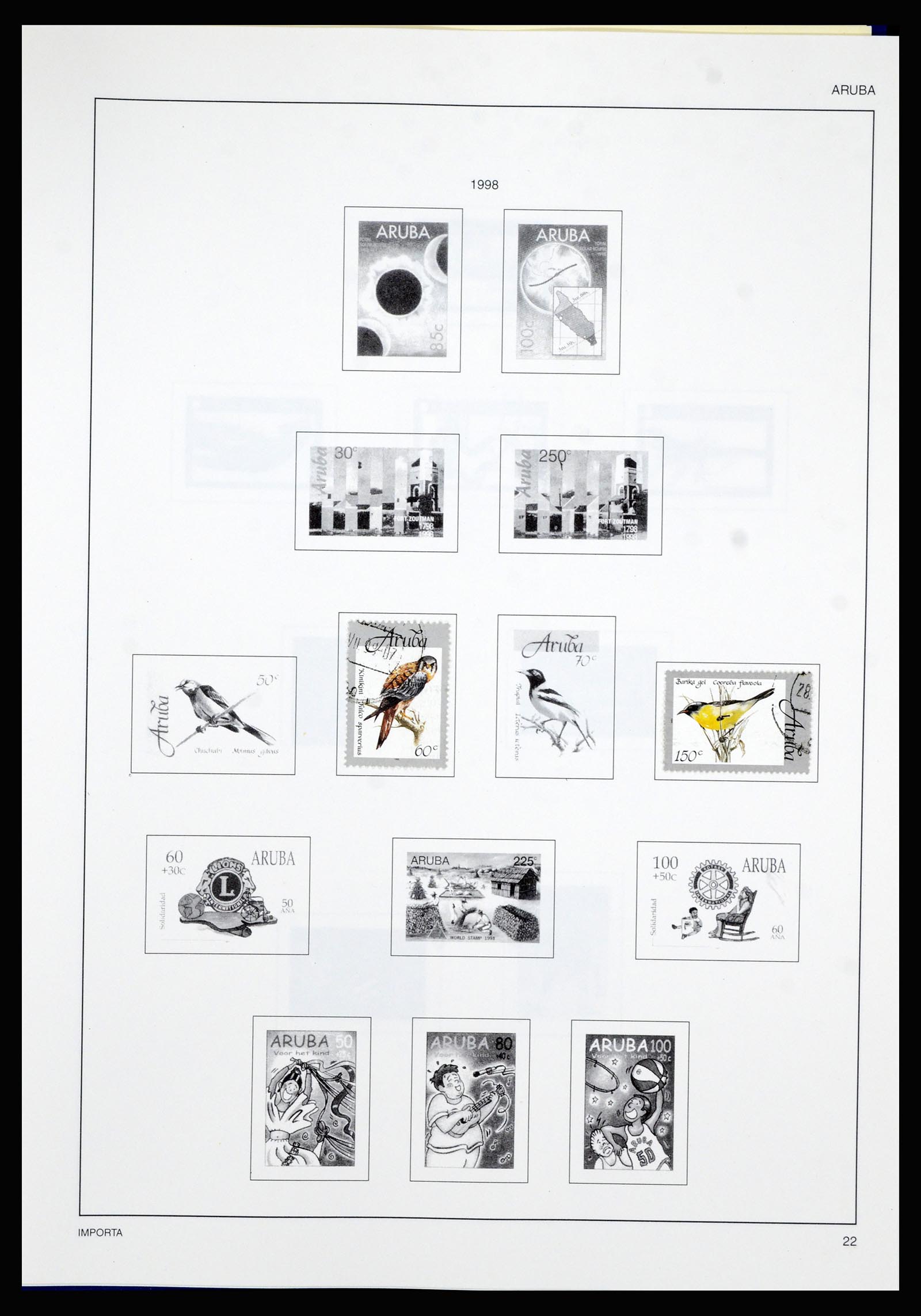 36835 134 - Postzegelverzameling 36835 Curaçao en Nederlandse Antillen 1873-1990.