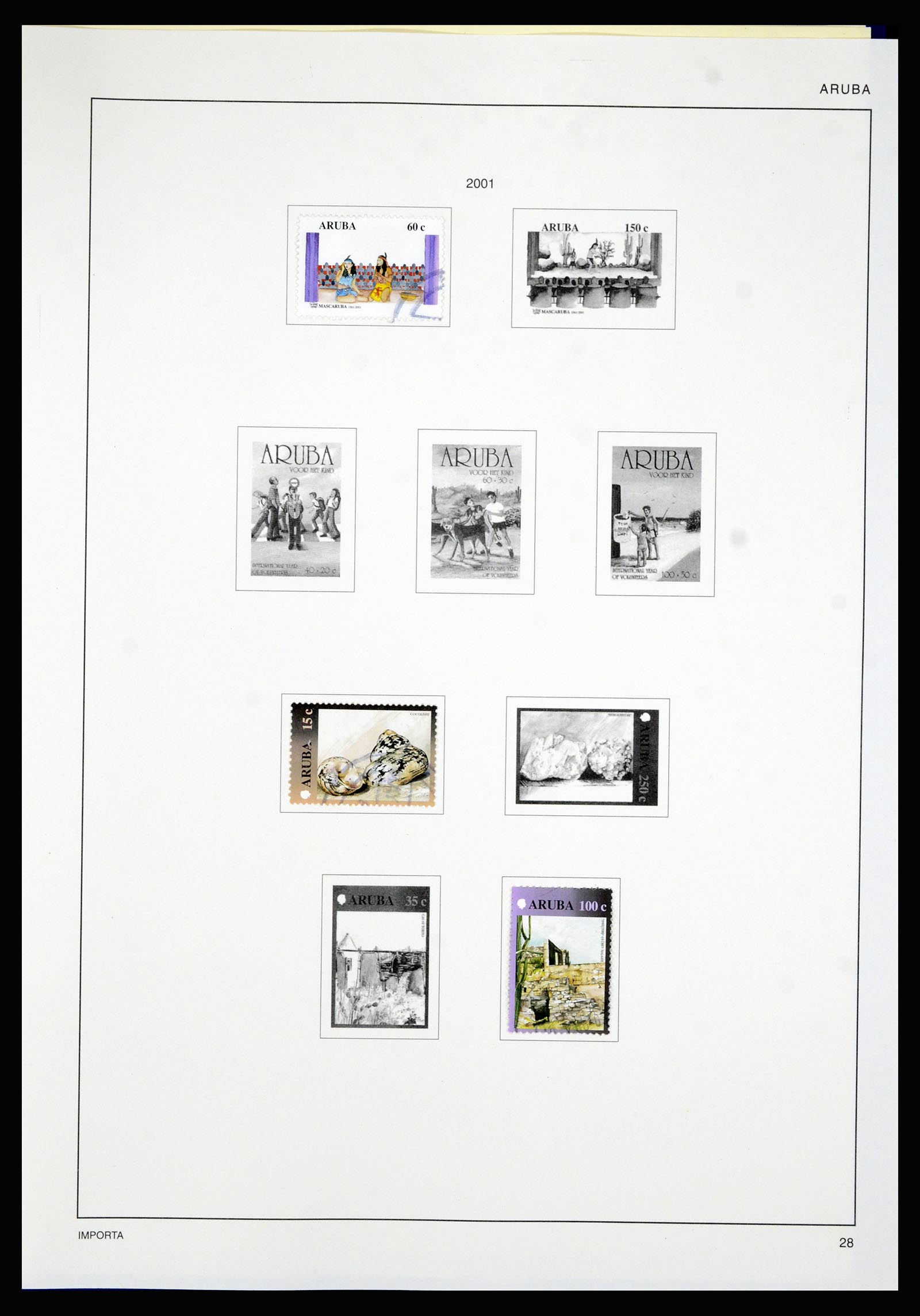 36835 136 - Postzegelverzameling 36835 Curaçao en Nederlandse Antillen 1873-1990.