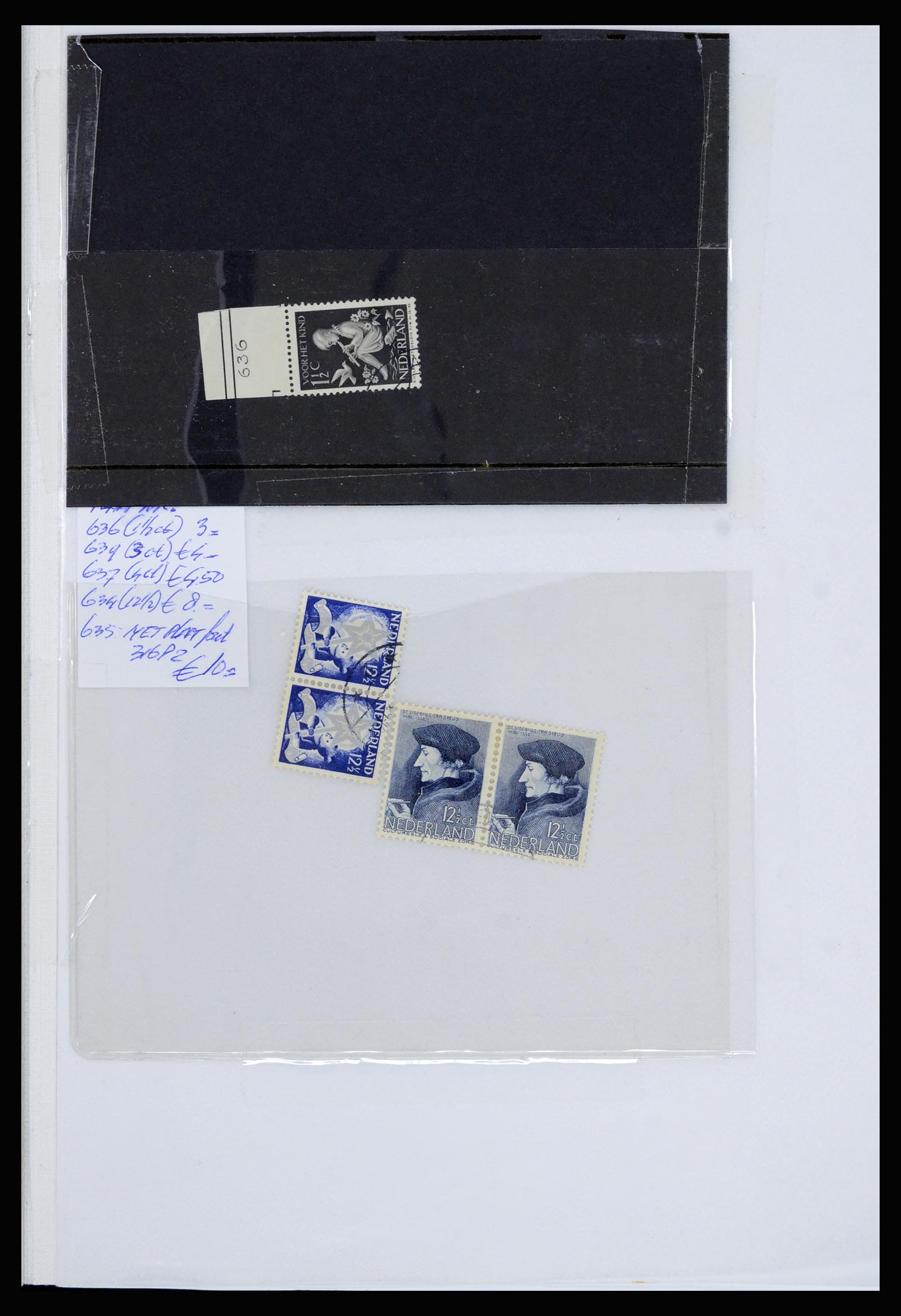 36838 006 - Stamp collection 36838 Netherlands sheet margin specialties 1906-1948.