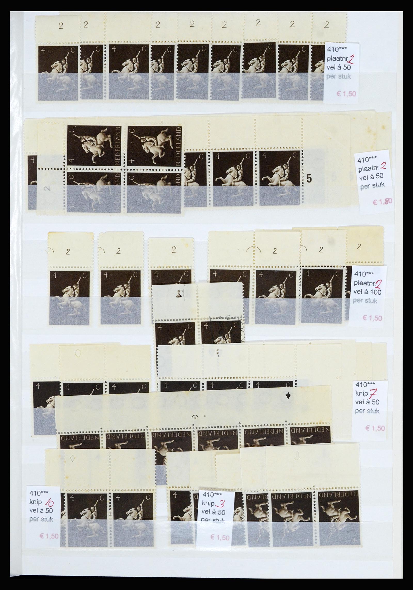 36838 029 - Stamp collection 36838 Netherlands sheet margin specialties 1906-1948.