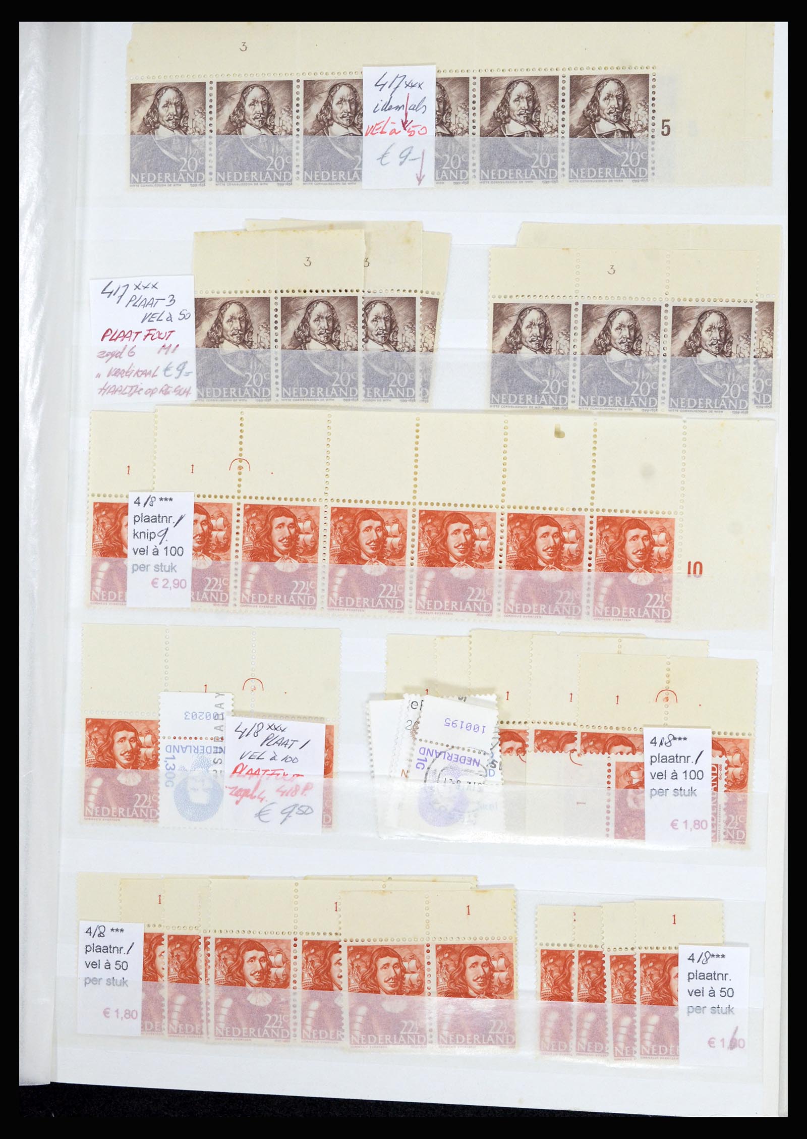 36838 041 - Stamp collection 36838 Netherlands sheet margin specialties 1906-1948.