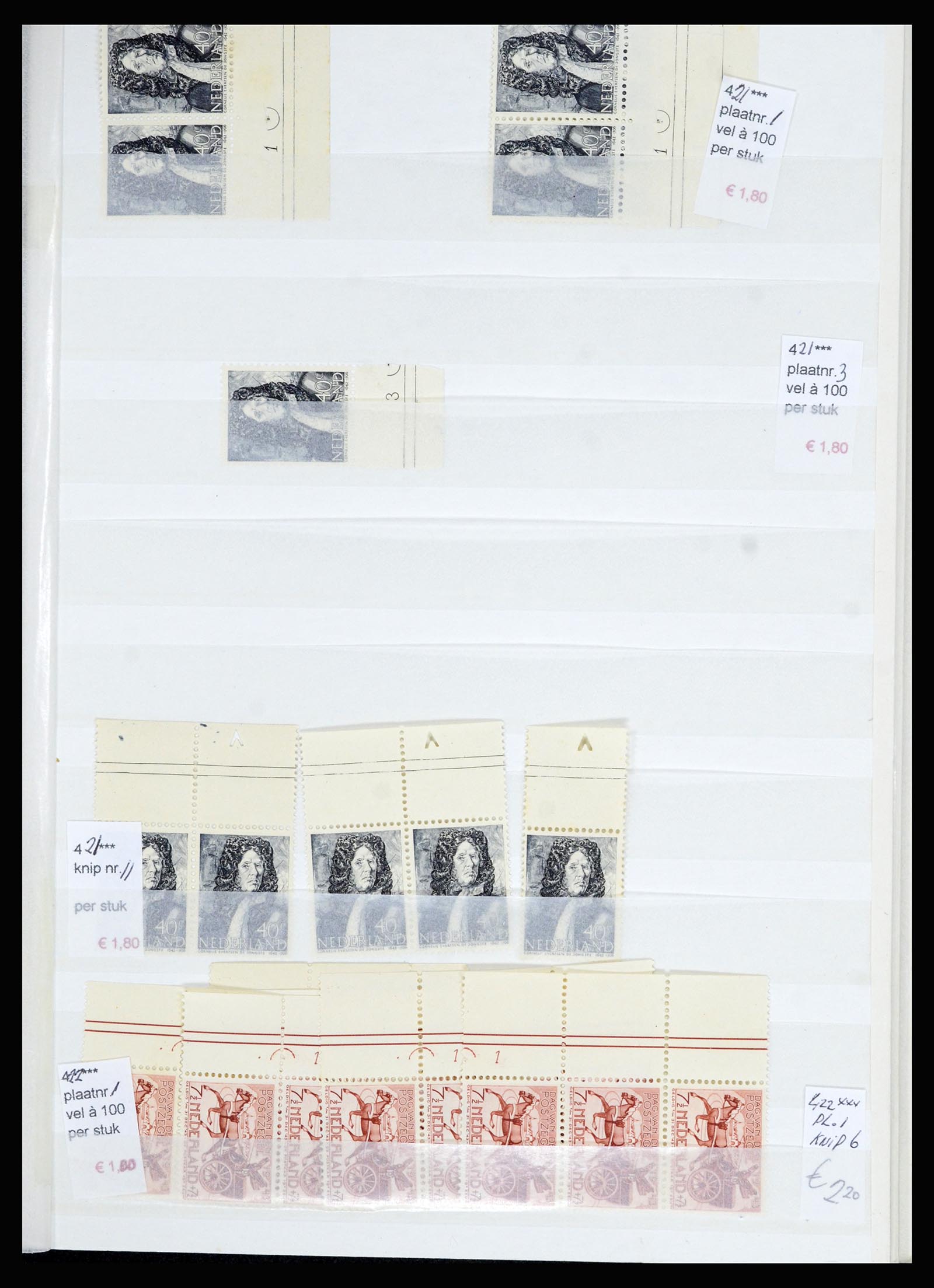 36838 046 - Stamp collection 36838 Netherlands sheet margin specialties 1906-1948.