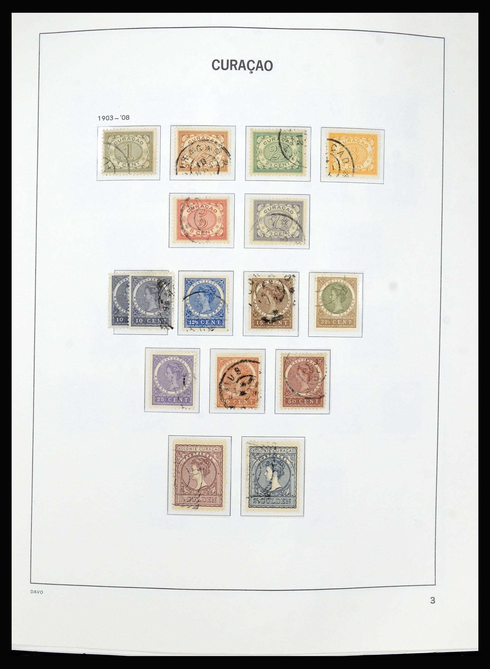 36840 003 - Postzegelverzameling 36840 Curaçao en Nederlandse Antillen 1873-1985.