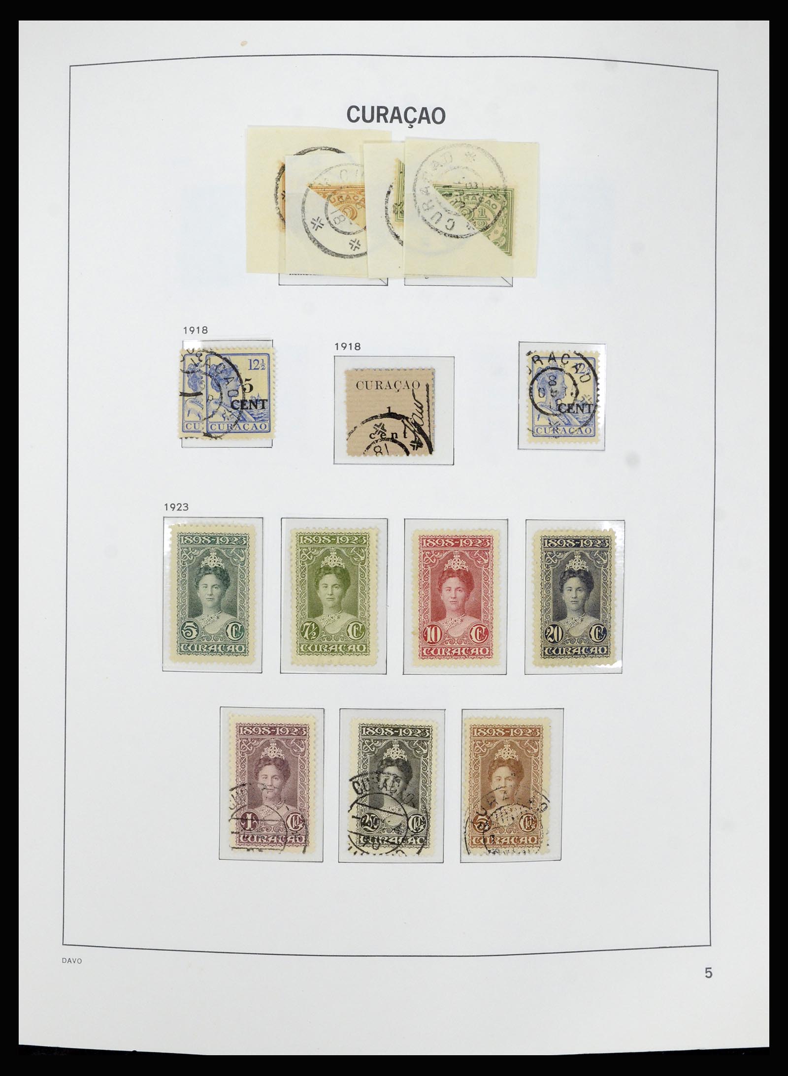 36840 005 - Postzegelverzameling 36840 Curaçao en Nederlandse Antillen 1873-1985.