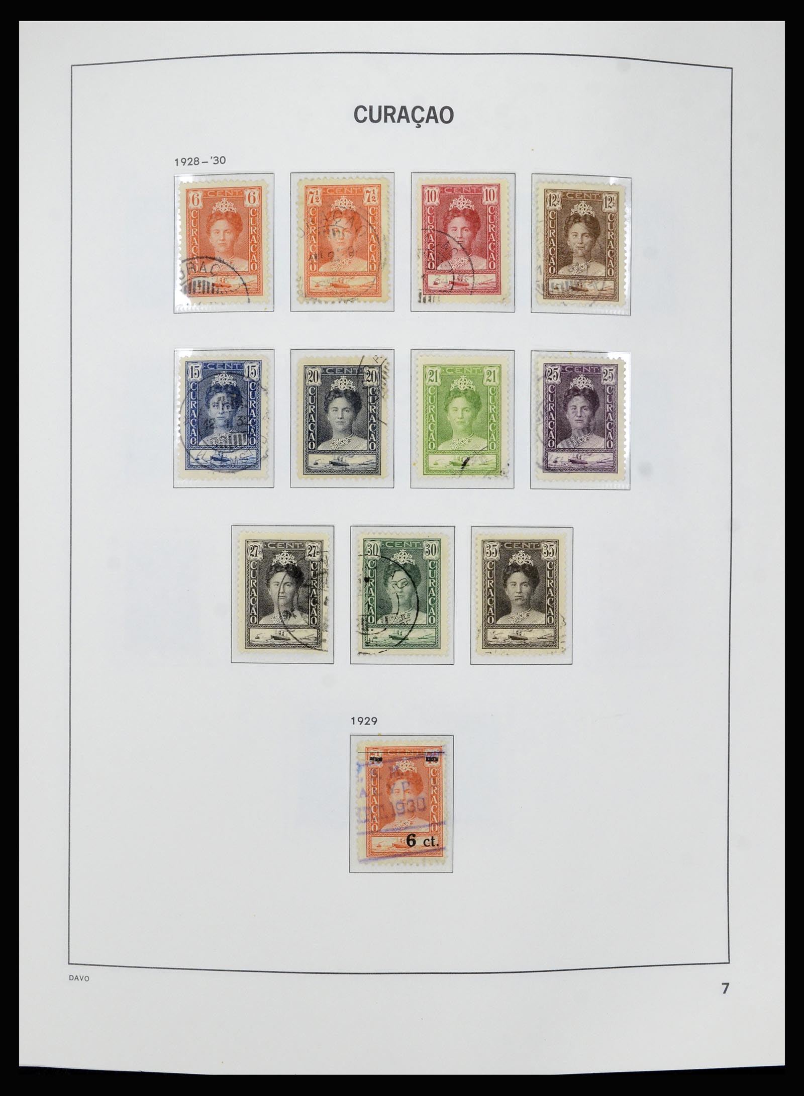 36840 007 - Postzegelverzameling 36840 Curaçao en Nederlandse Antillen 1873-1985.