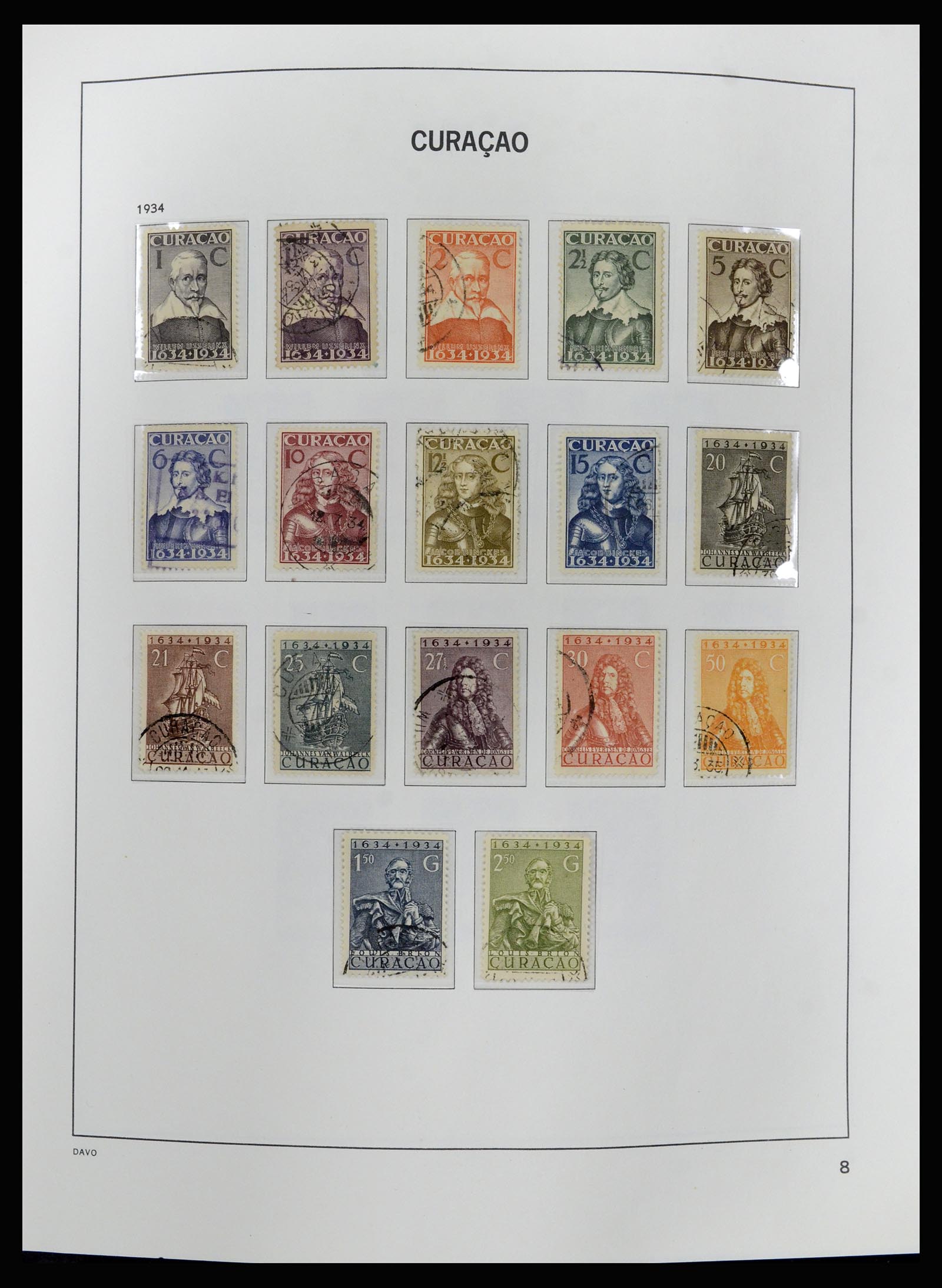 36840 008 - Postzegelverzameling 36840 Curaçao en Nederlandse Antillen 1873-1985.
