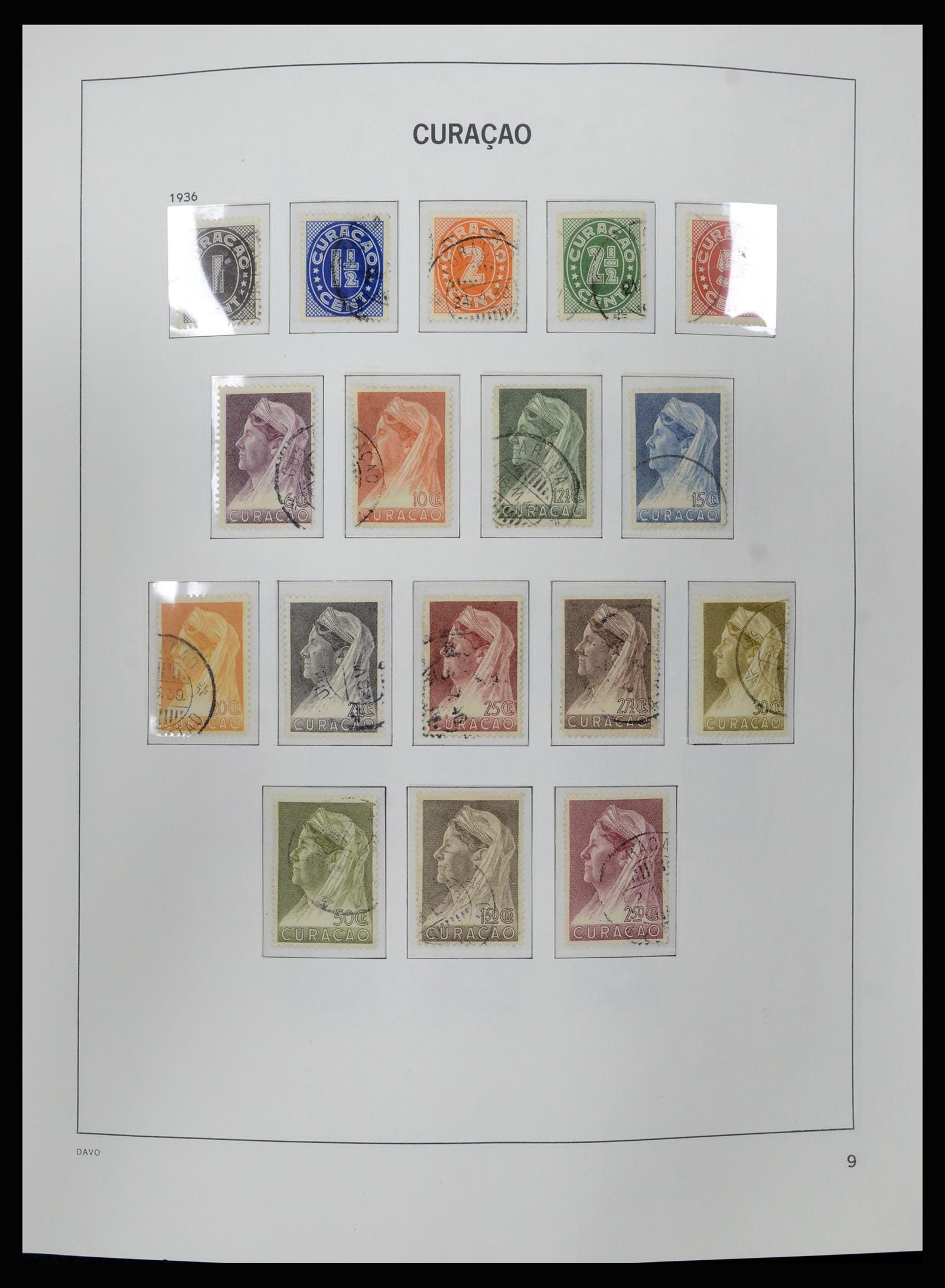 36840 009 - Postzegelverzameling 36840 Curaçao en Nederlandse Antillen 1873-1985.
