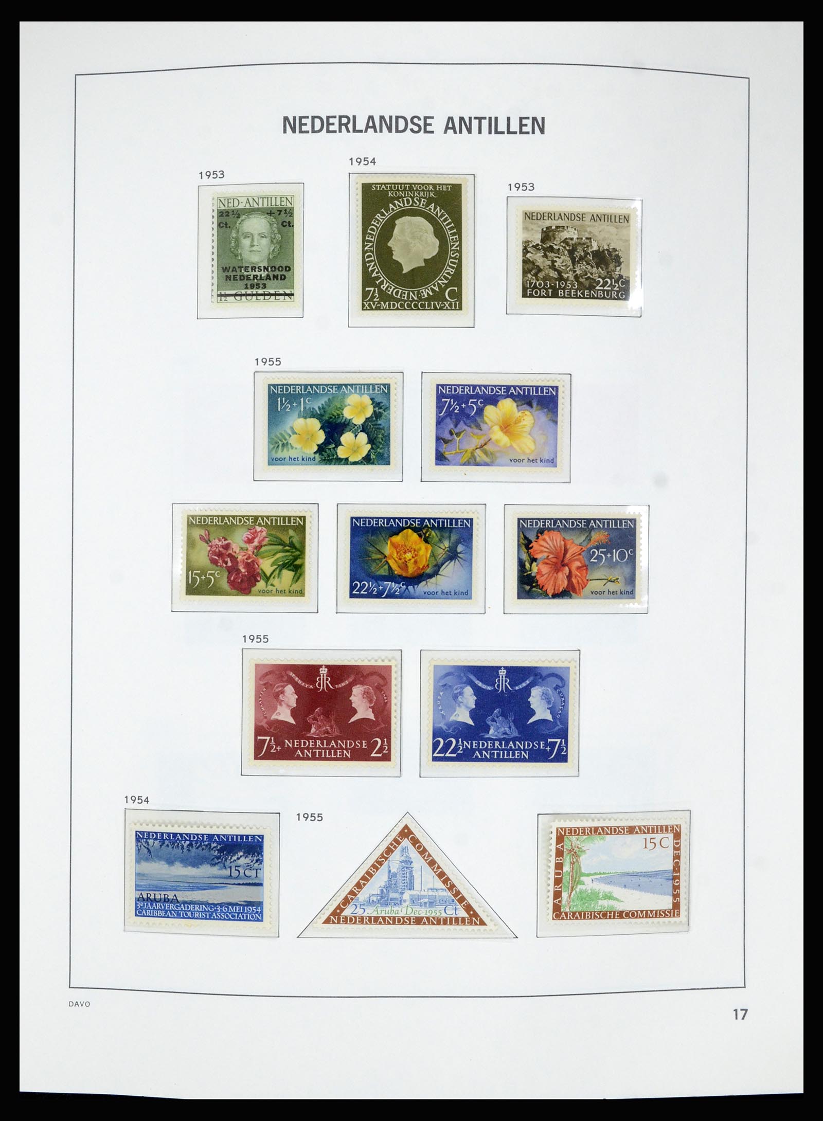 36840 017 - Postzegelverzameling 36840 Curaçao en Nederlandse Antillen 1873-1985.