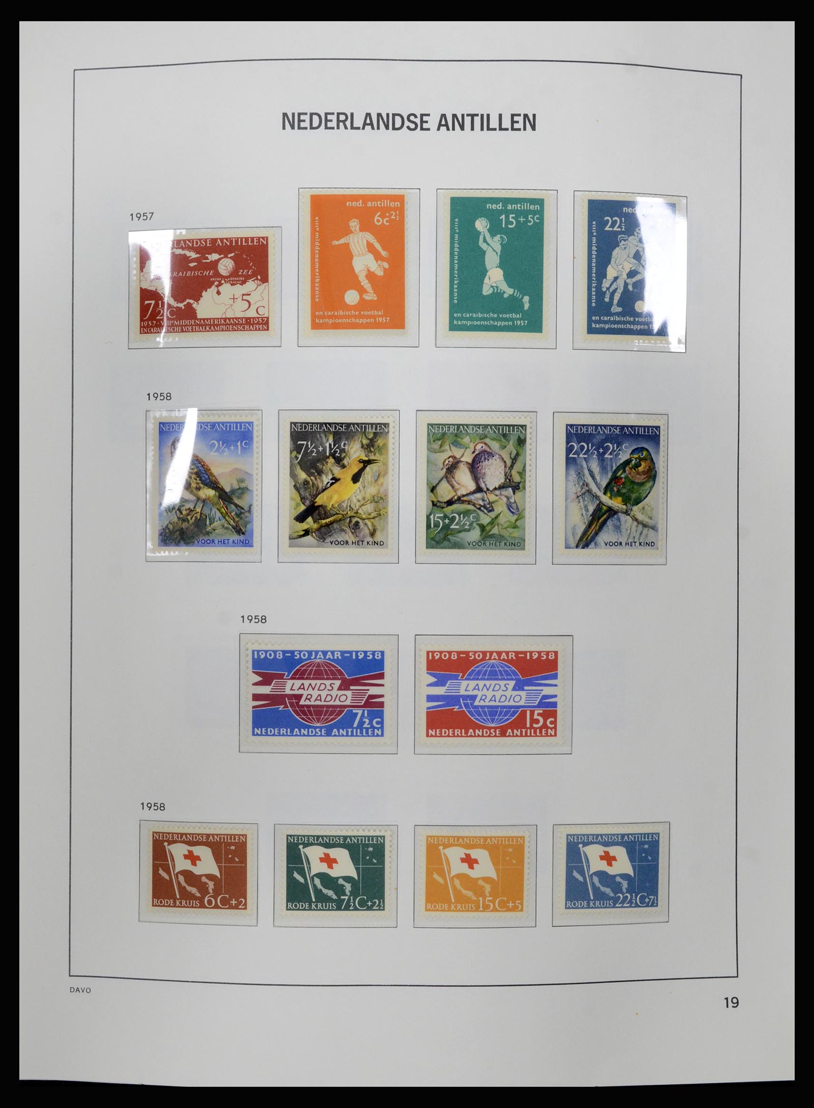 36840 019 - Postzegelverzameling 36840 Curaçao en Nederlandse Antillen 1873-1985.